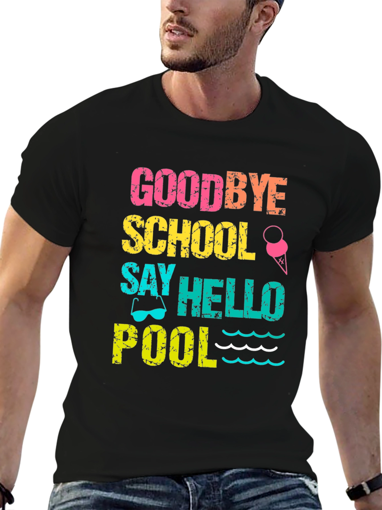 Goodbye School Hello Pool T-Shirt