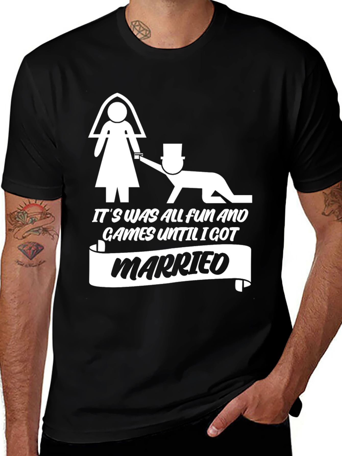 Funny Marriage T-Shirt - It Was All Fun