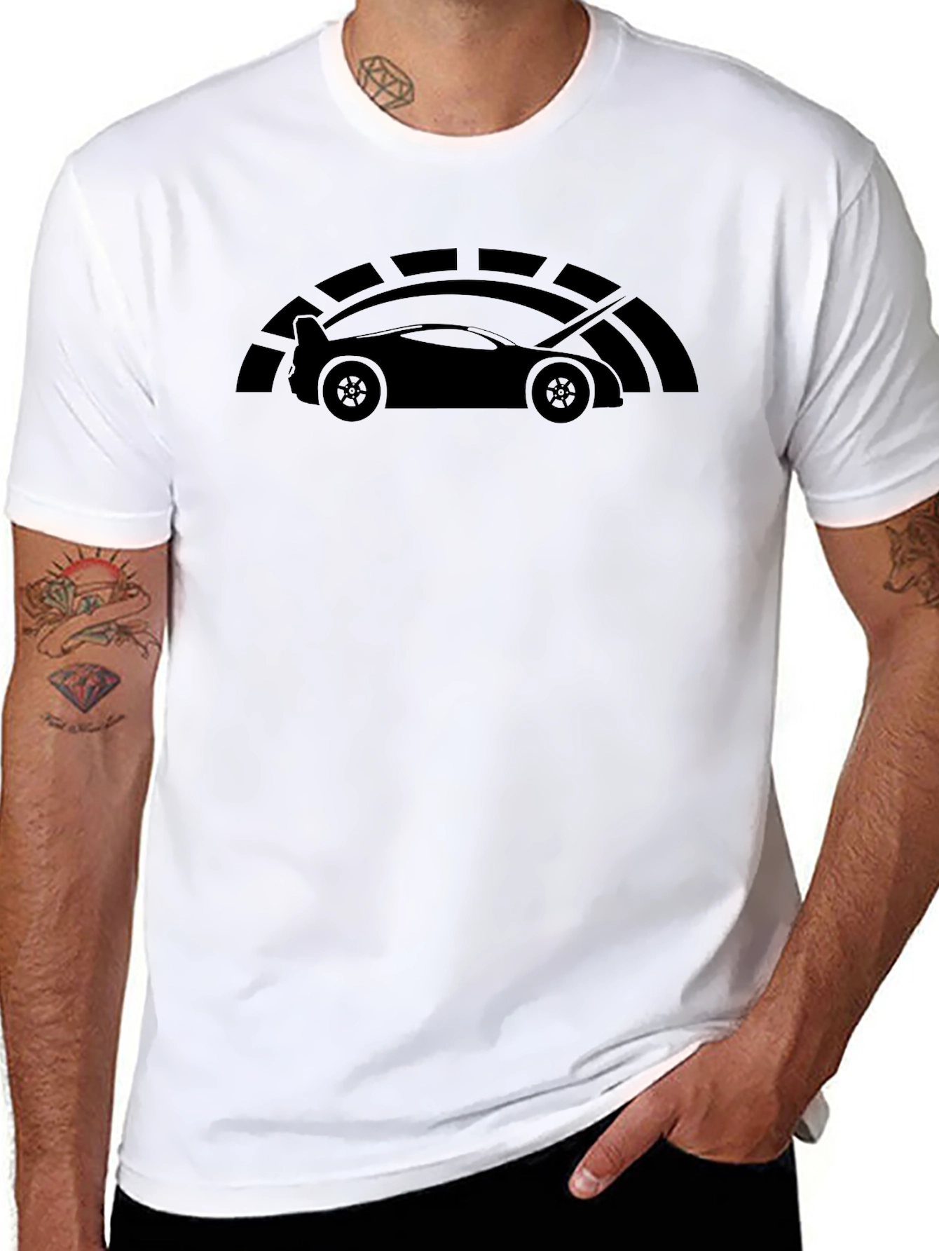 Black Car Enthusiast T-Shirt