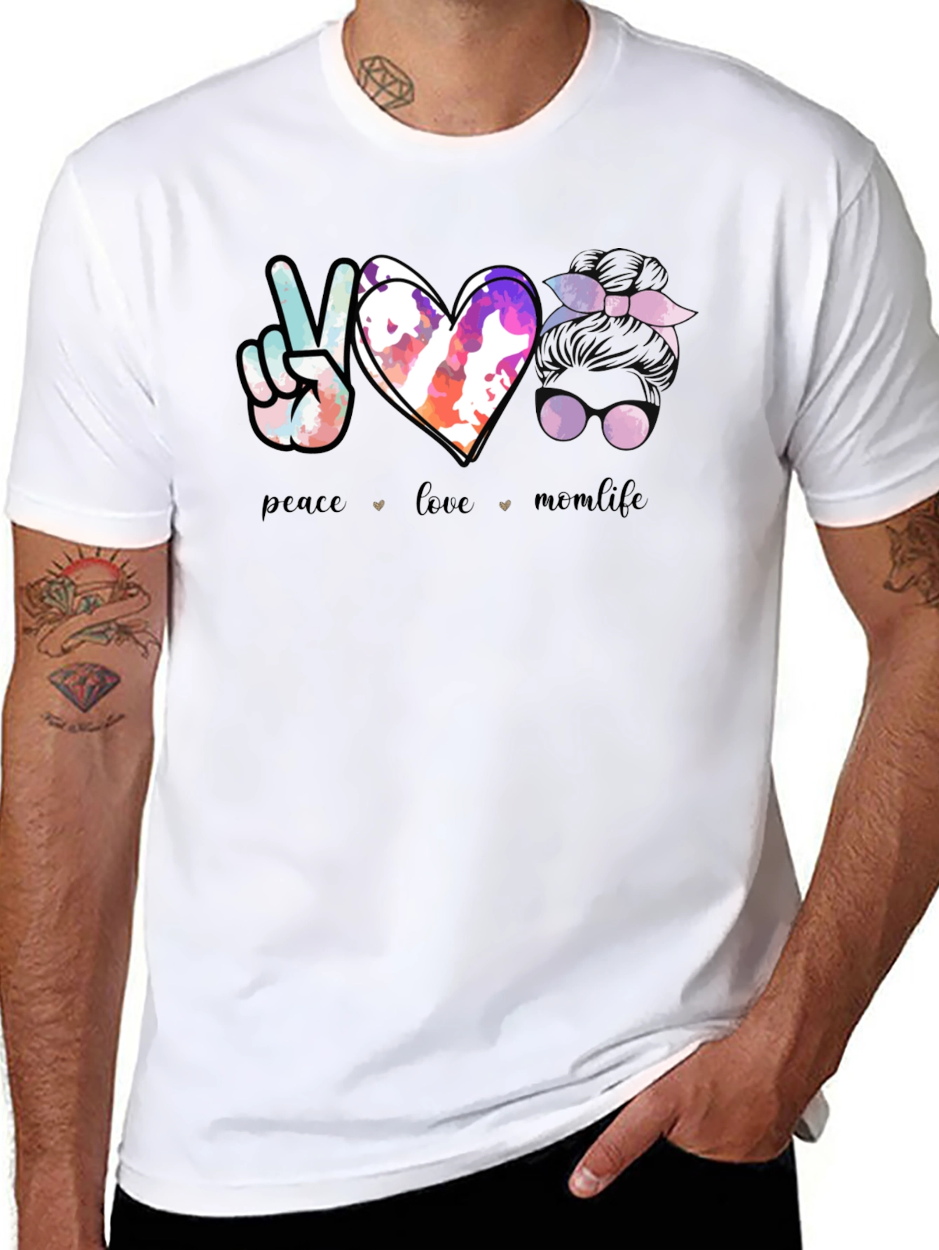 Peace Love Momlife T-Shirt