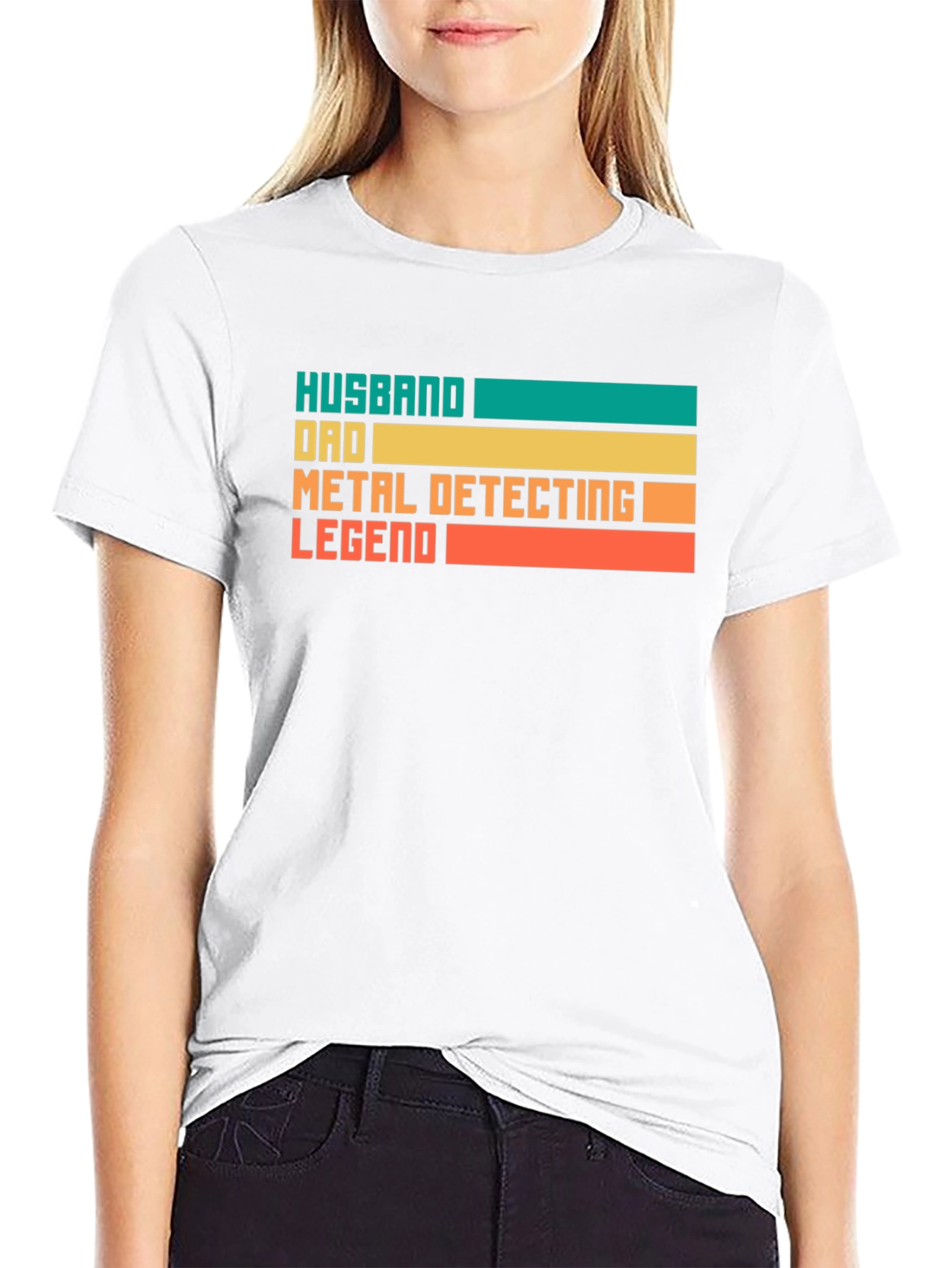 Husband Dad Metal Detecting Legend T-Shirt