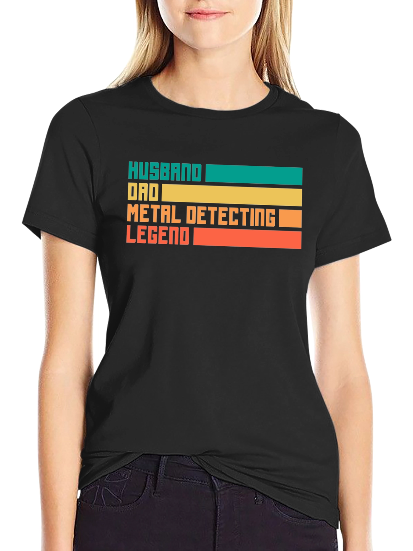 Husband Dad Metal Detecting Legend T-Shirt