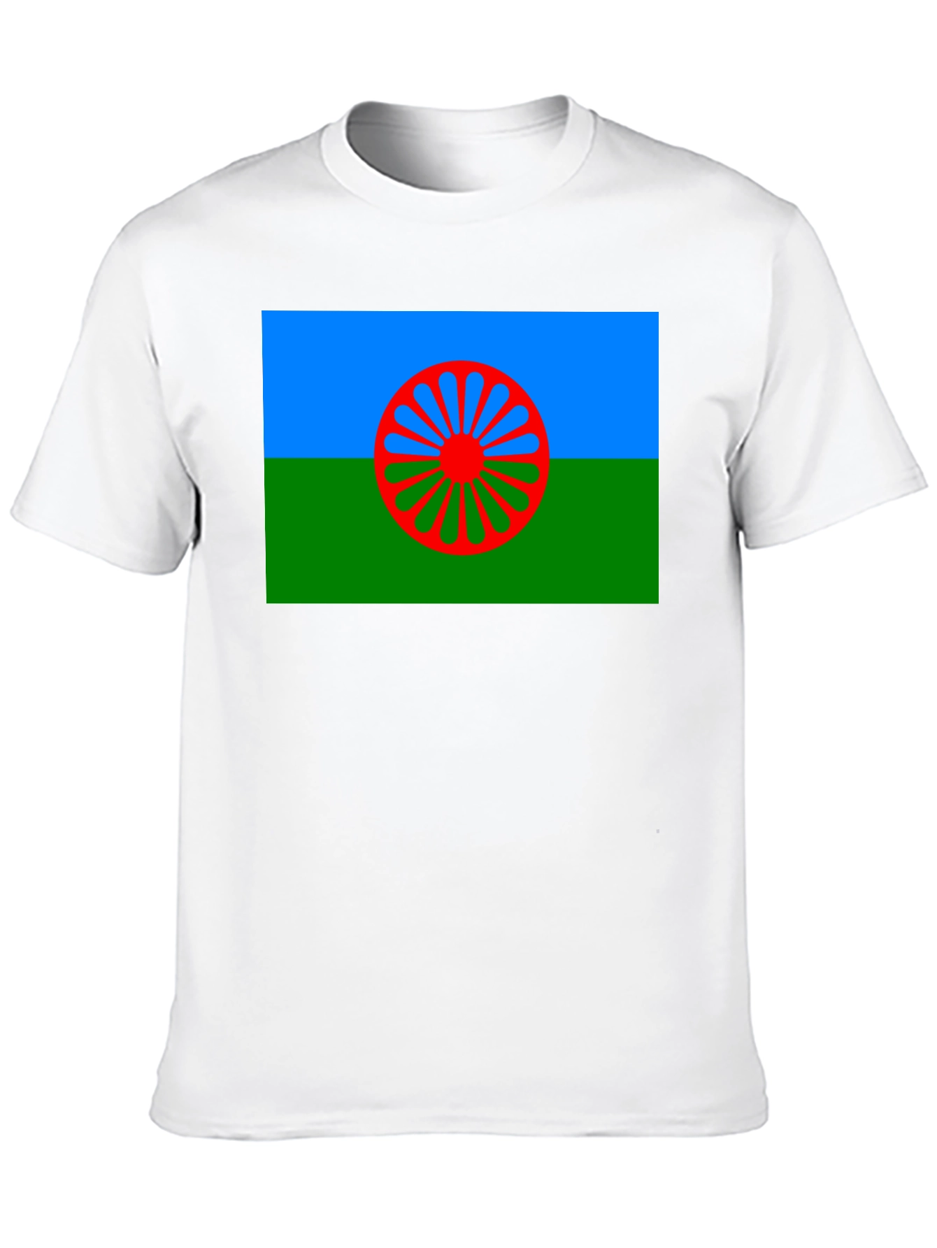 Roma Flag T-Shirt - International Romani Day