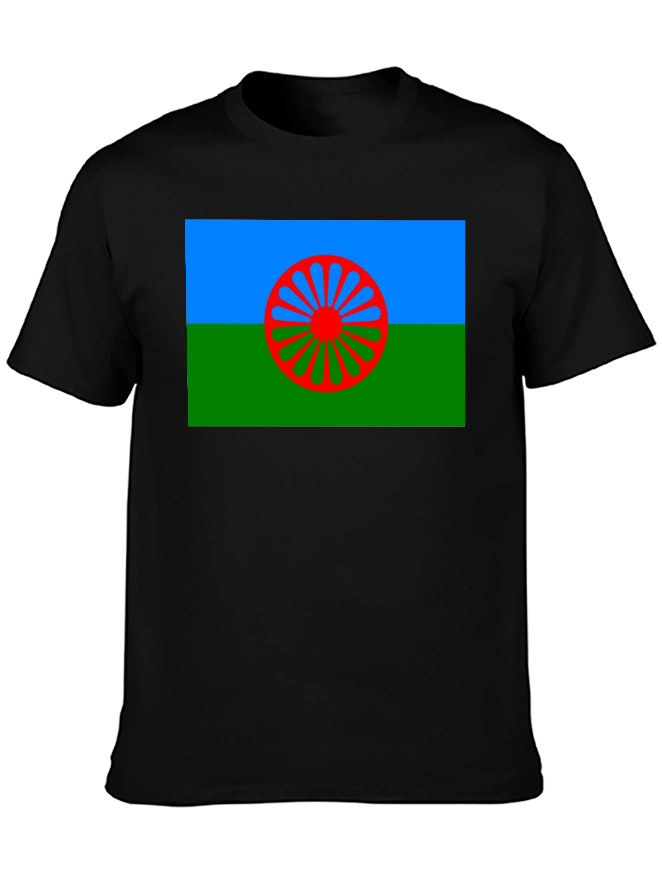 Roma Flag T-Shirt - International Romani Day
