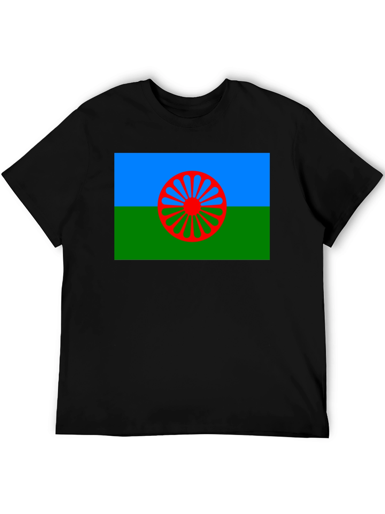 Roma Flag T-Shirt - International Romani Day