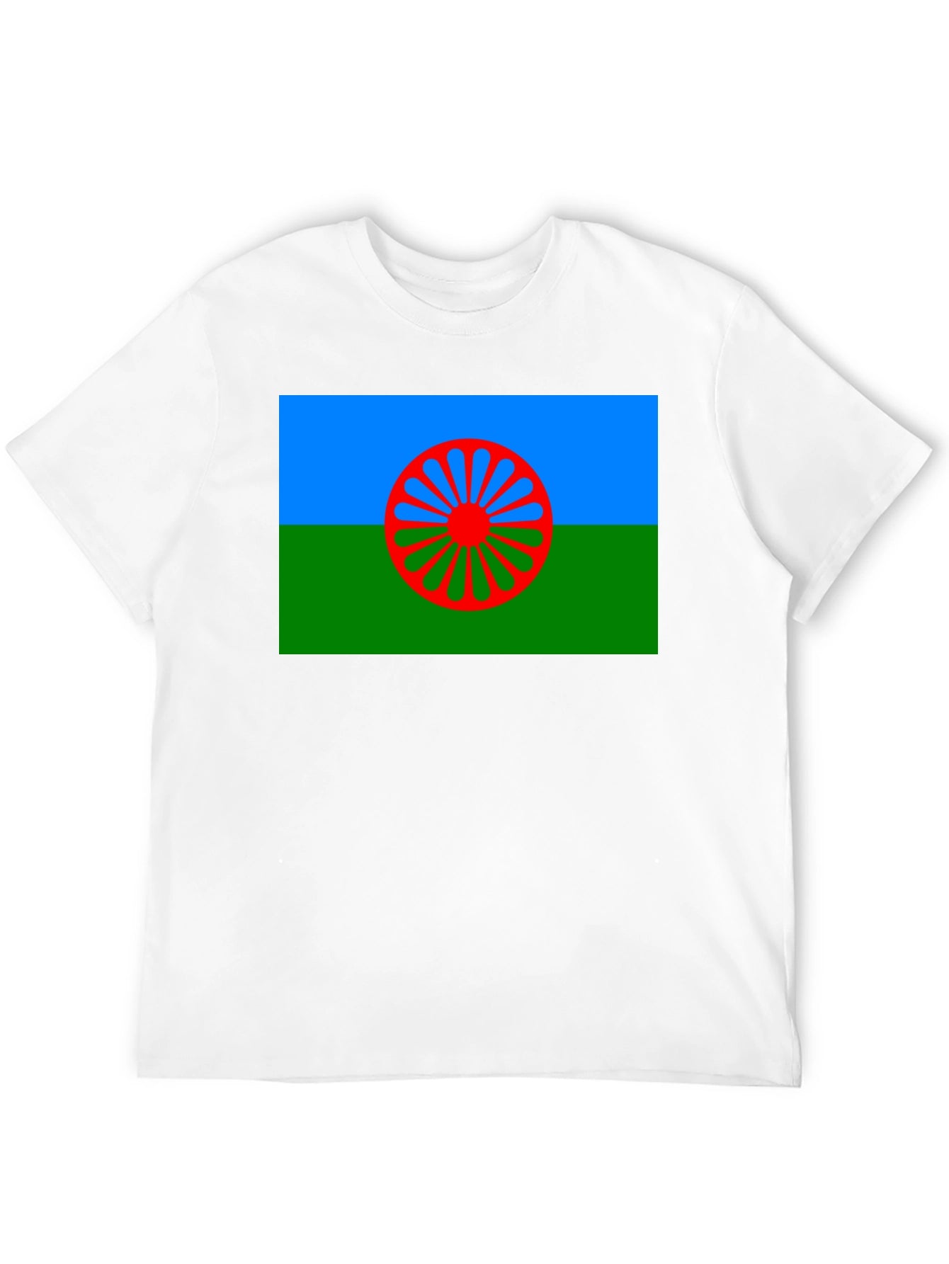 Roma Flag T-Shirt - International Romani Day