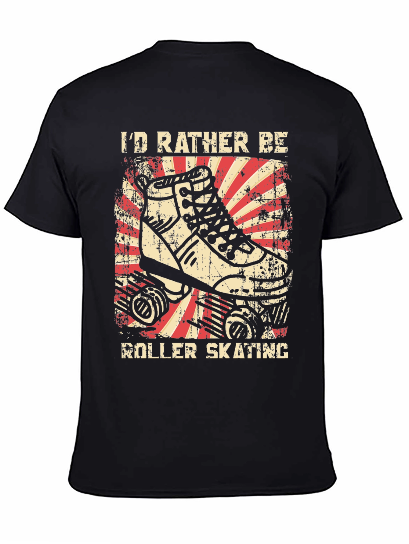 Roller Skating T-Shirt - Id Rather Be Skating!