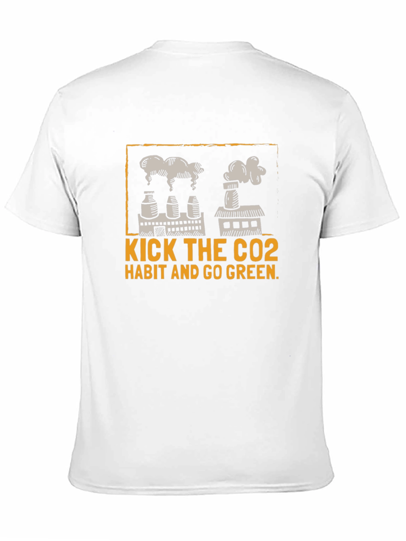 Eco-Friendly Kick The CO2 Habit Graphic T-Shirt