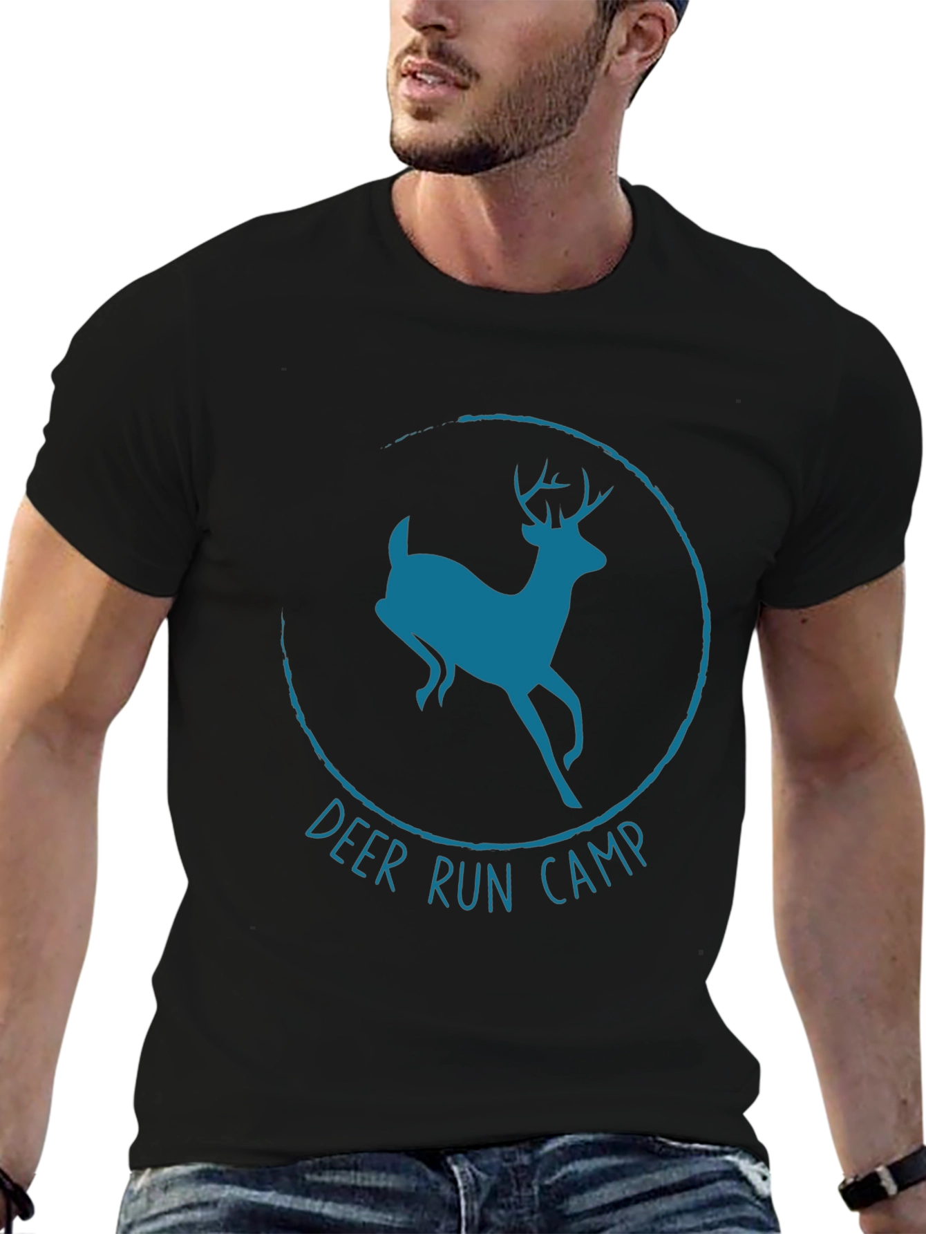 Deer Run Camp T-Shirt - Black