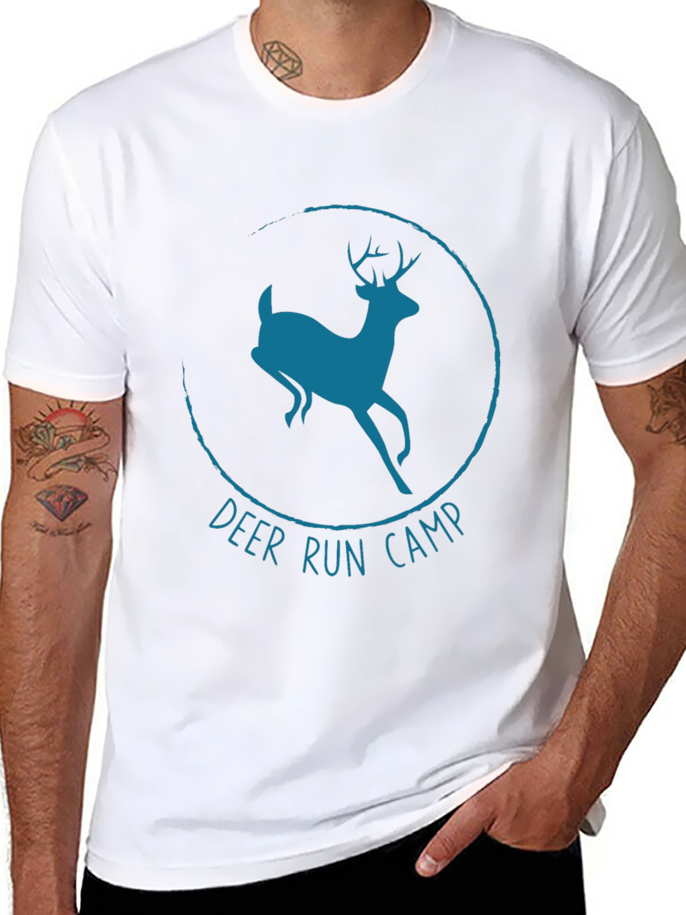 Deer Run Camp T-Shirt - Black