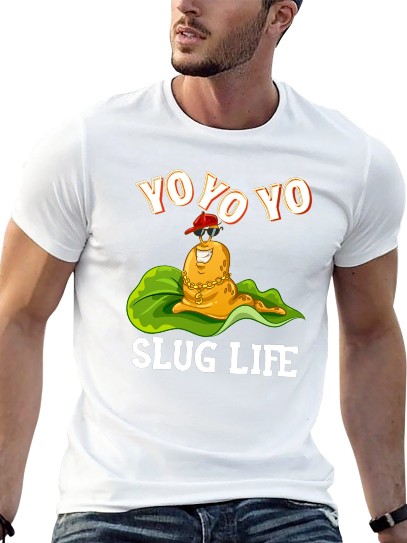 Yo Yo Yo Slug Life Graphic T-Shirt