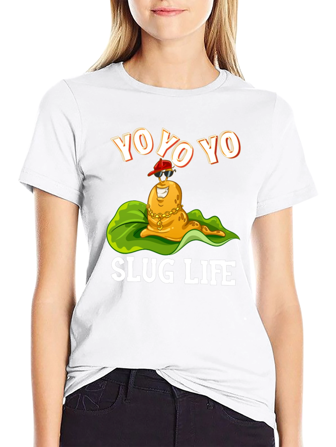 Yo Yo Yo Slug Life Graphic T-Shirt