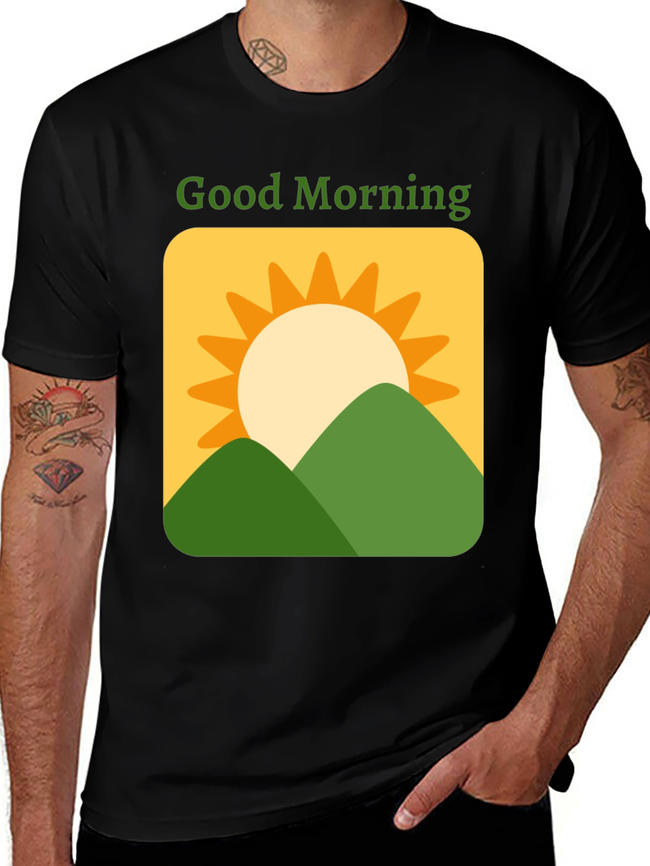 Good Morning Graphic Tee - Stylish Comfort