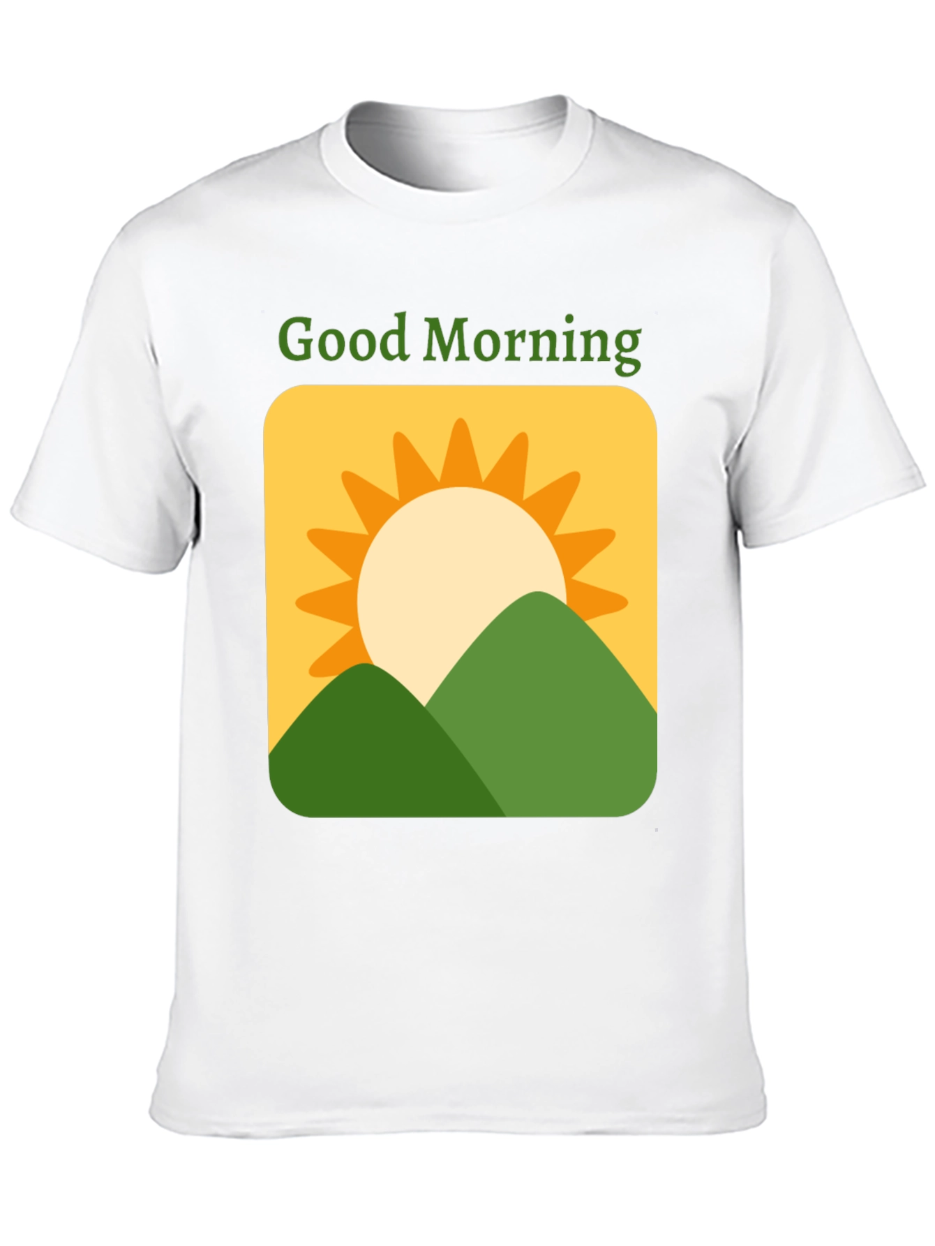 Good Morning Graphic Tee - Stylish Comfort