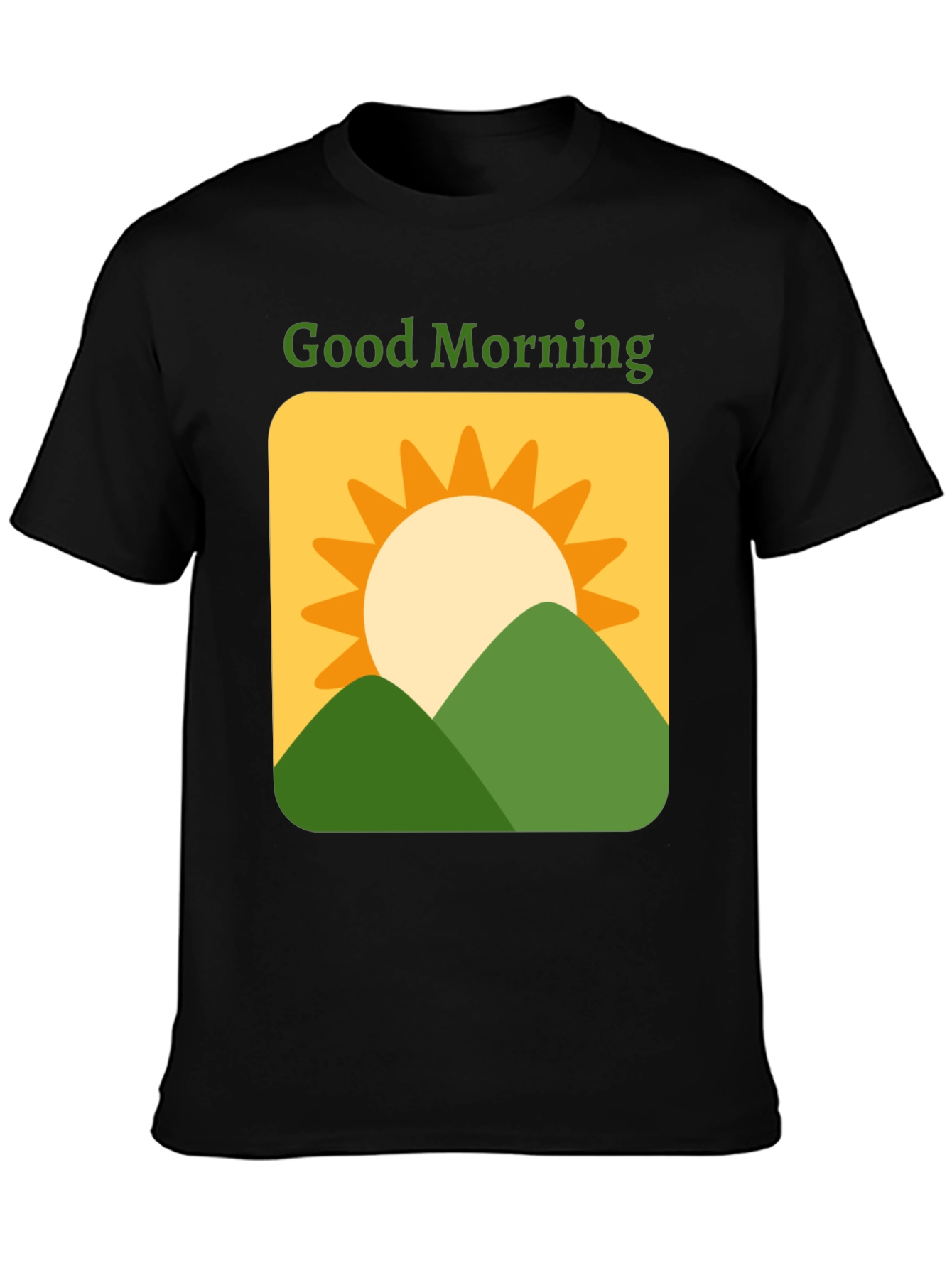 Good Morning Graphic Tee - Stylish Comfort