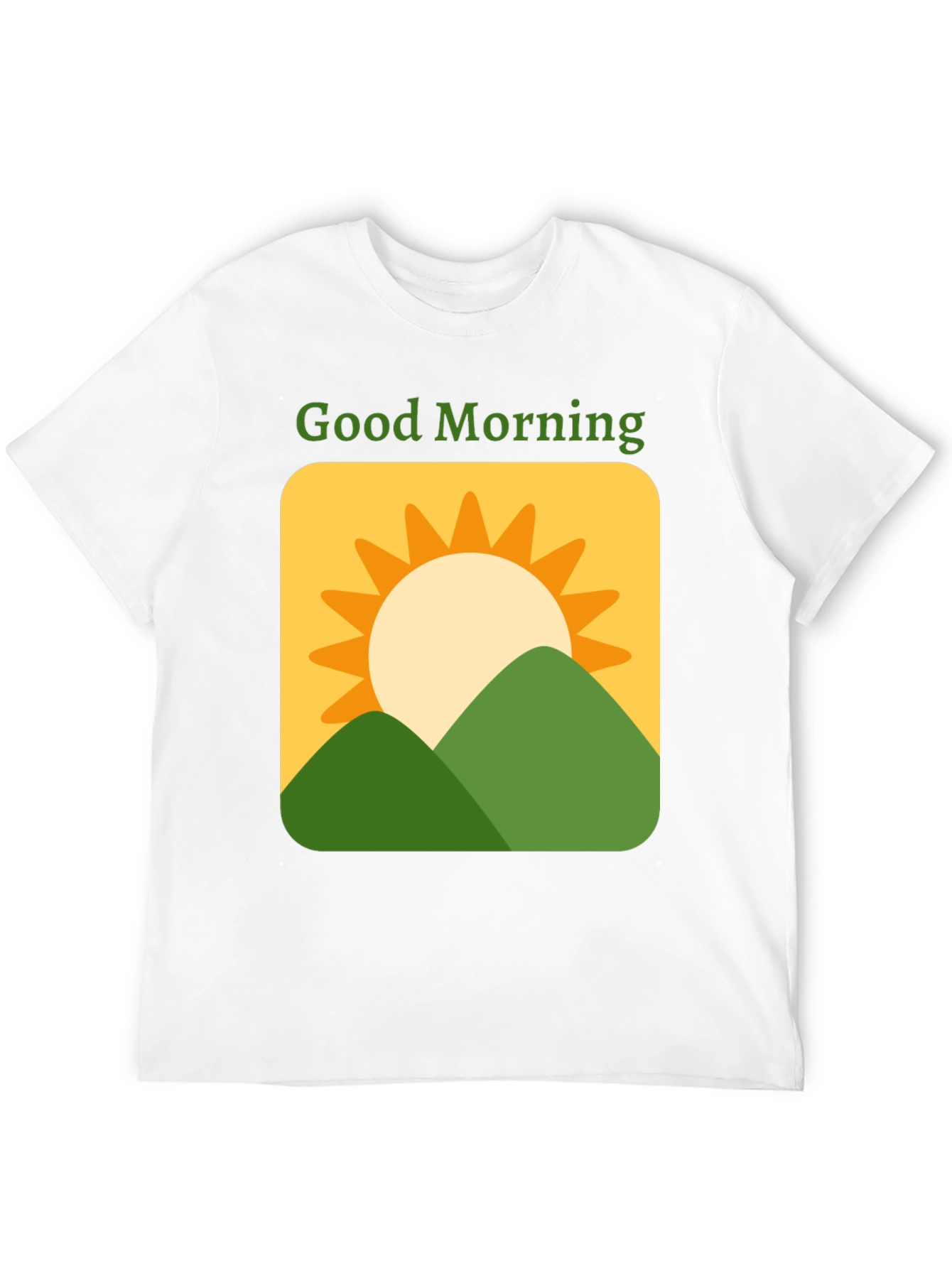 Good Morning Graphic Tee - Stylish Comfort