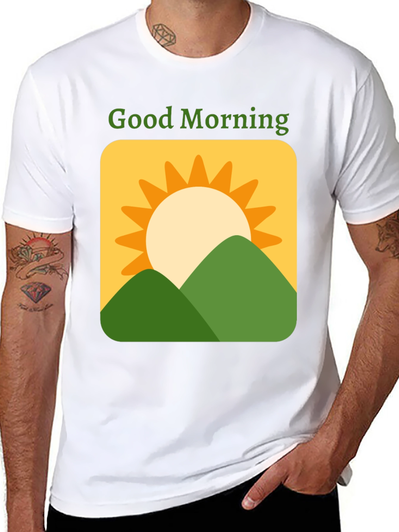 Good Morning Graphic Tee - Stylish Comfort
