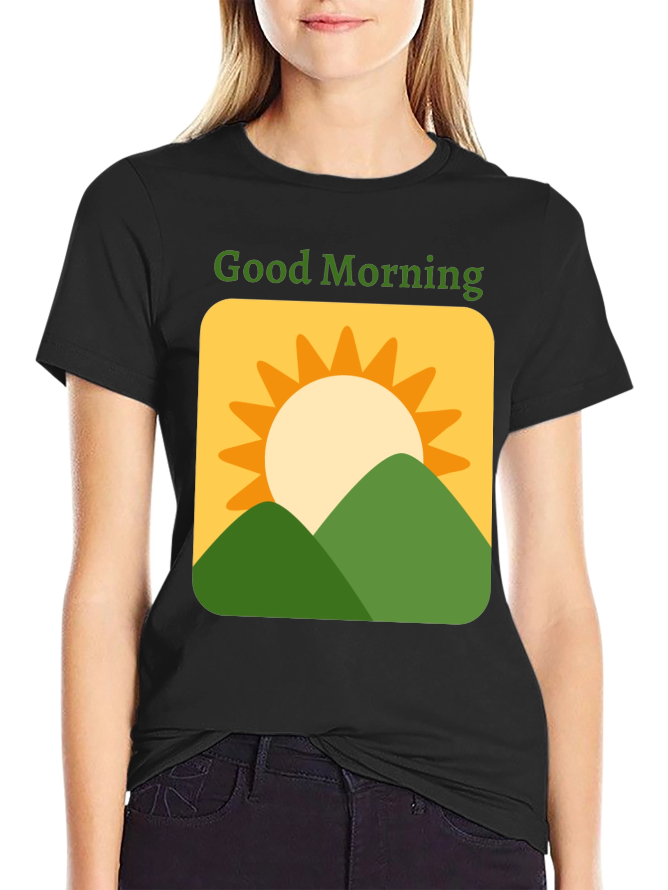 Good Morning Graphic Tee - Stylish Comfort