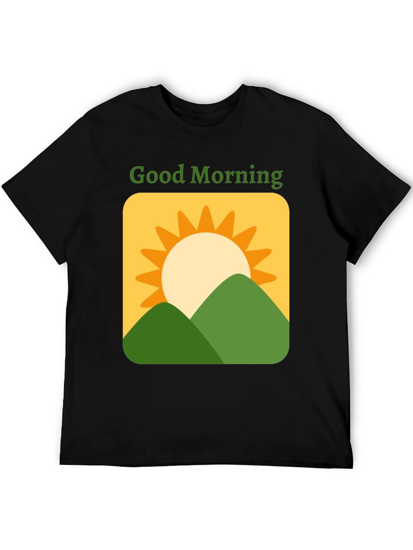 Good Morning Graphic Tee - Stylish Comfort