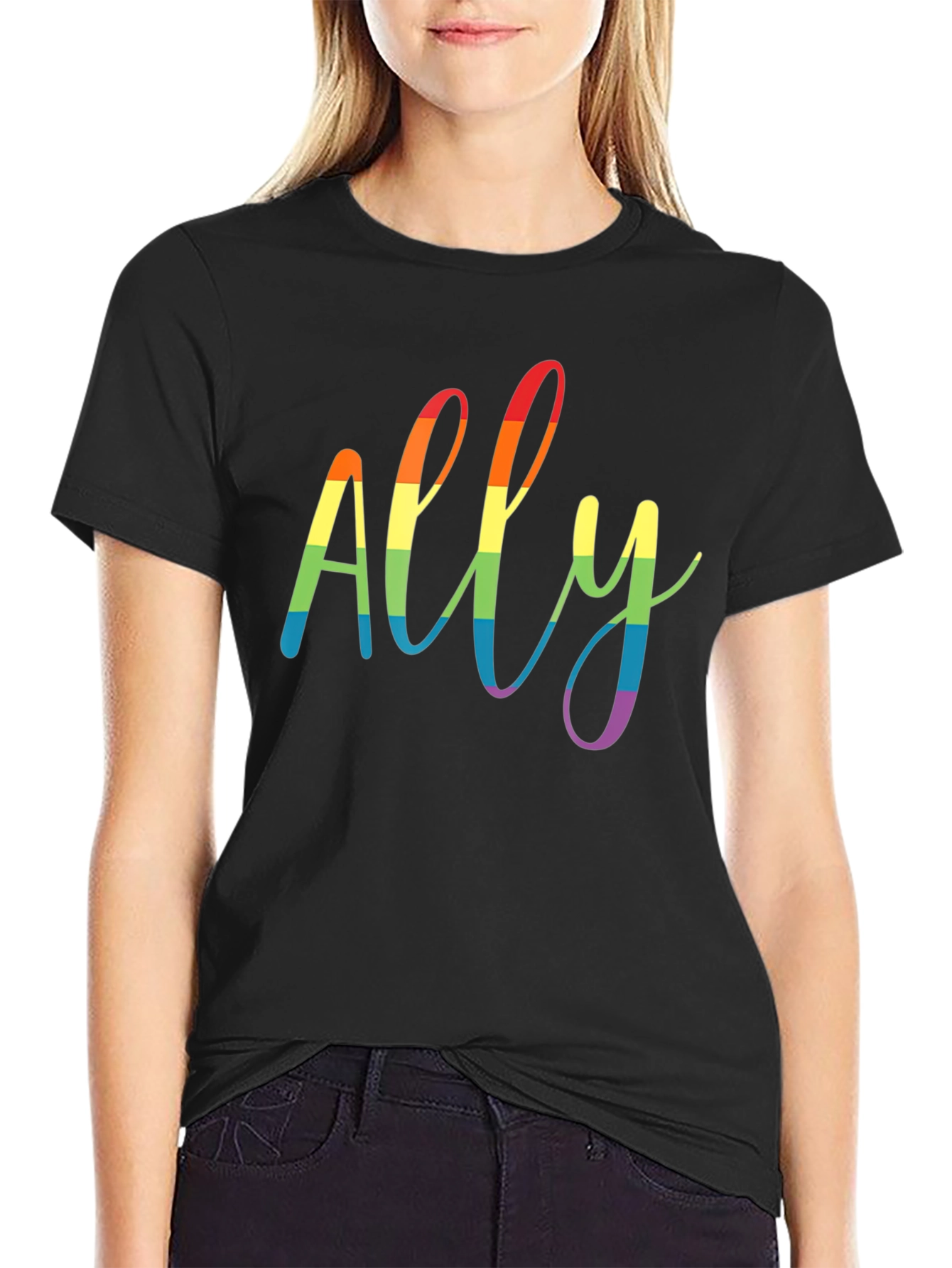 Ally Rainbow Pride T-Shirt