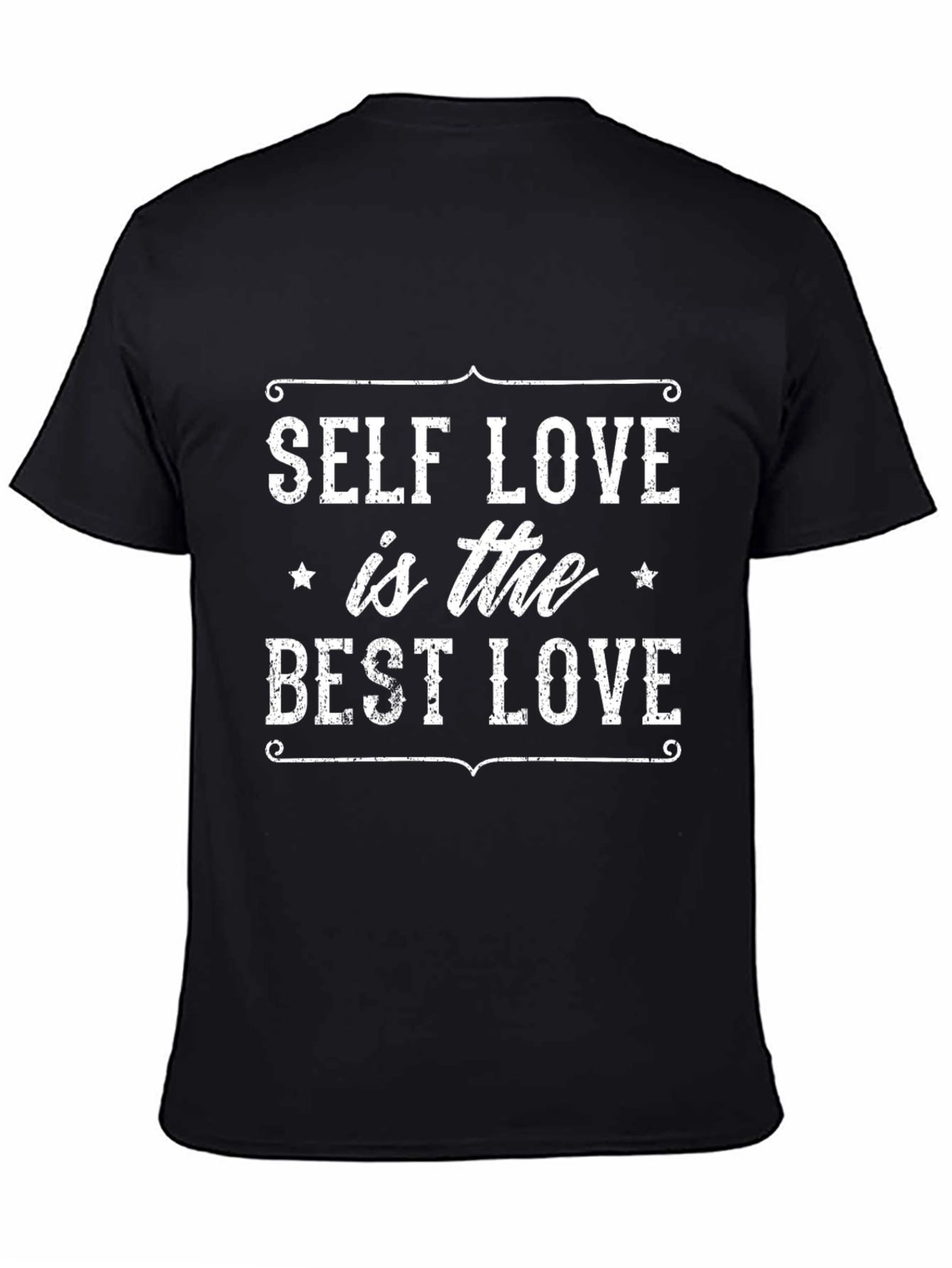 Self Love Best Love Graphic Tee - Black