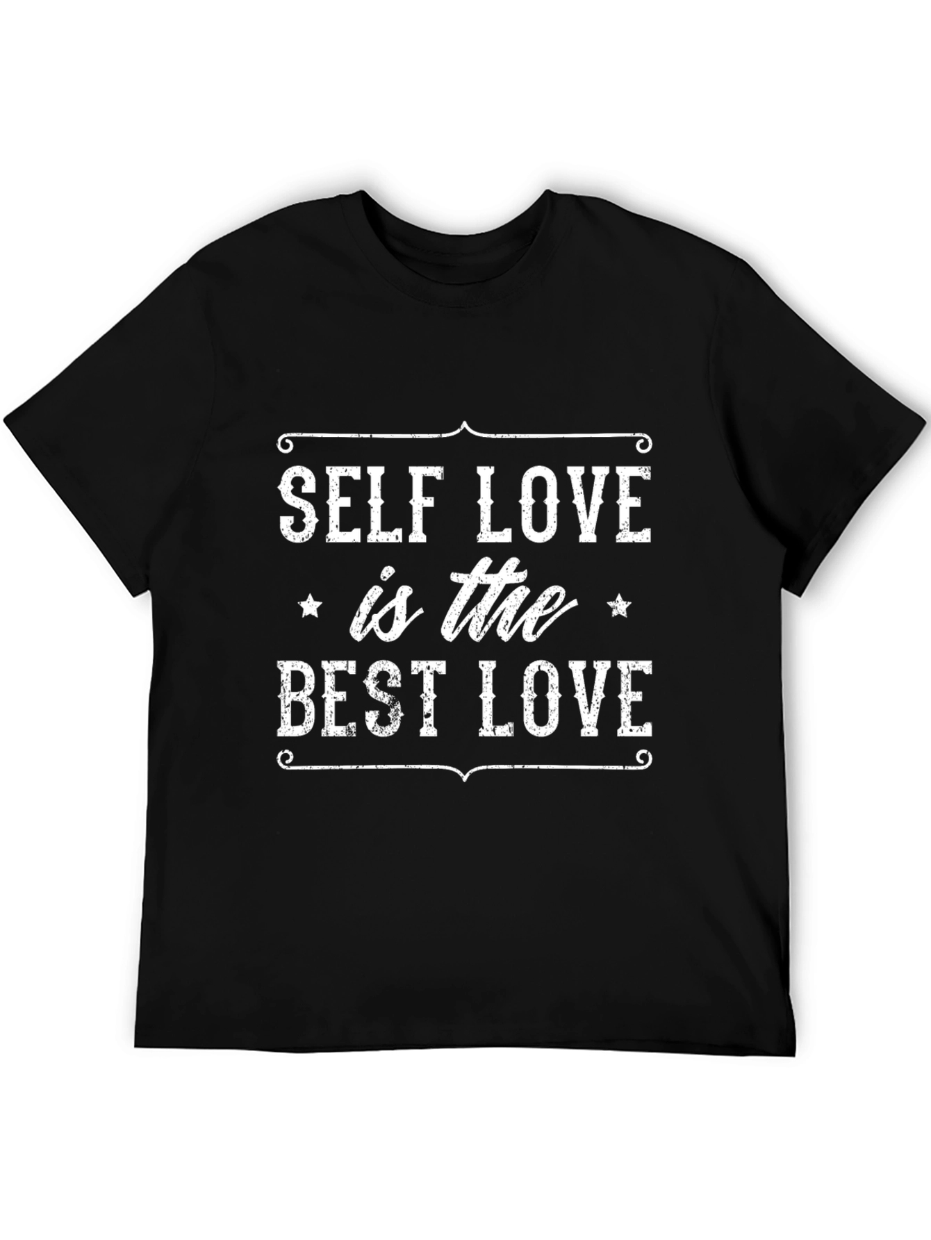 Self Love Best Love Graphic Tee - Black