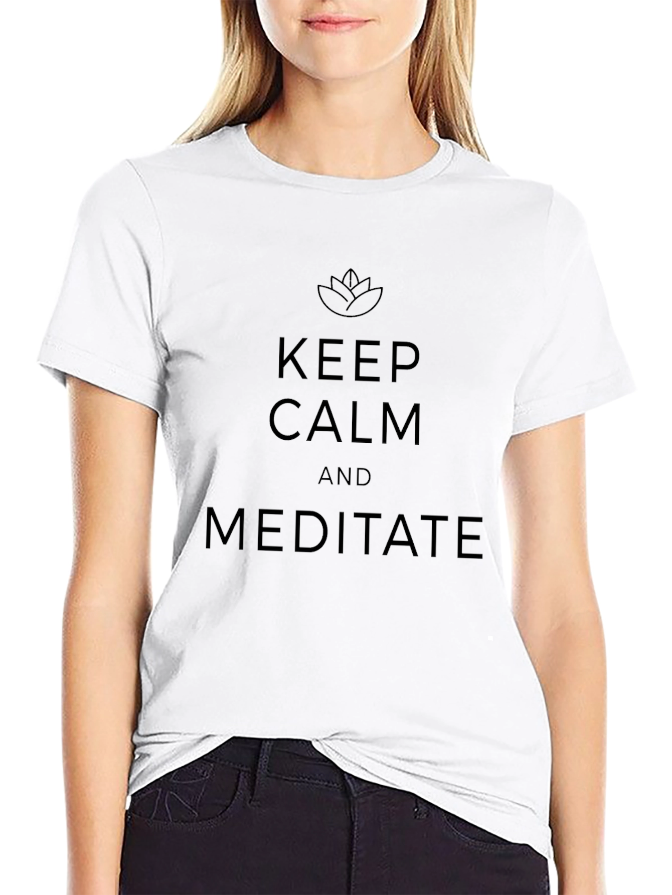 Keep Calm and Meditate T-Shirt - Relaxed Fit