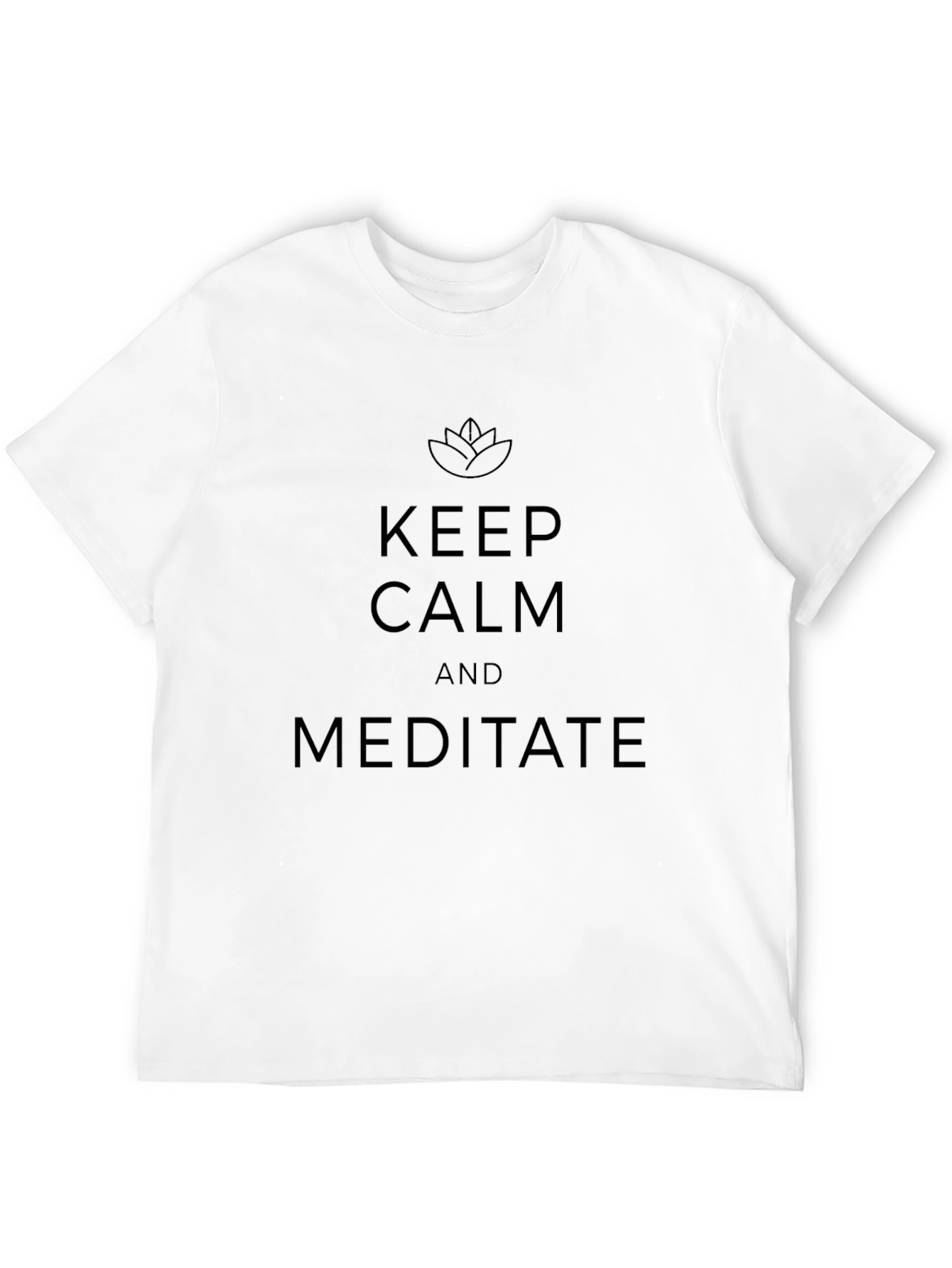 Keep Calm and Meditate T-Shirt - Relaxed Fit