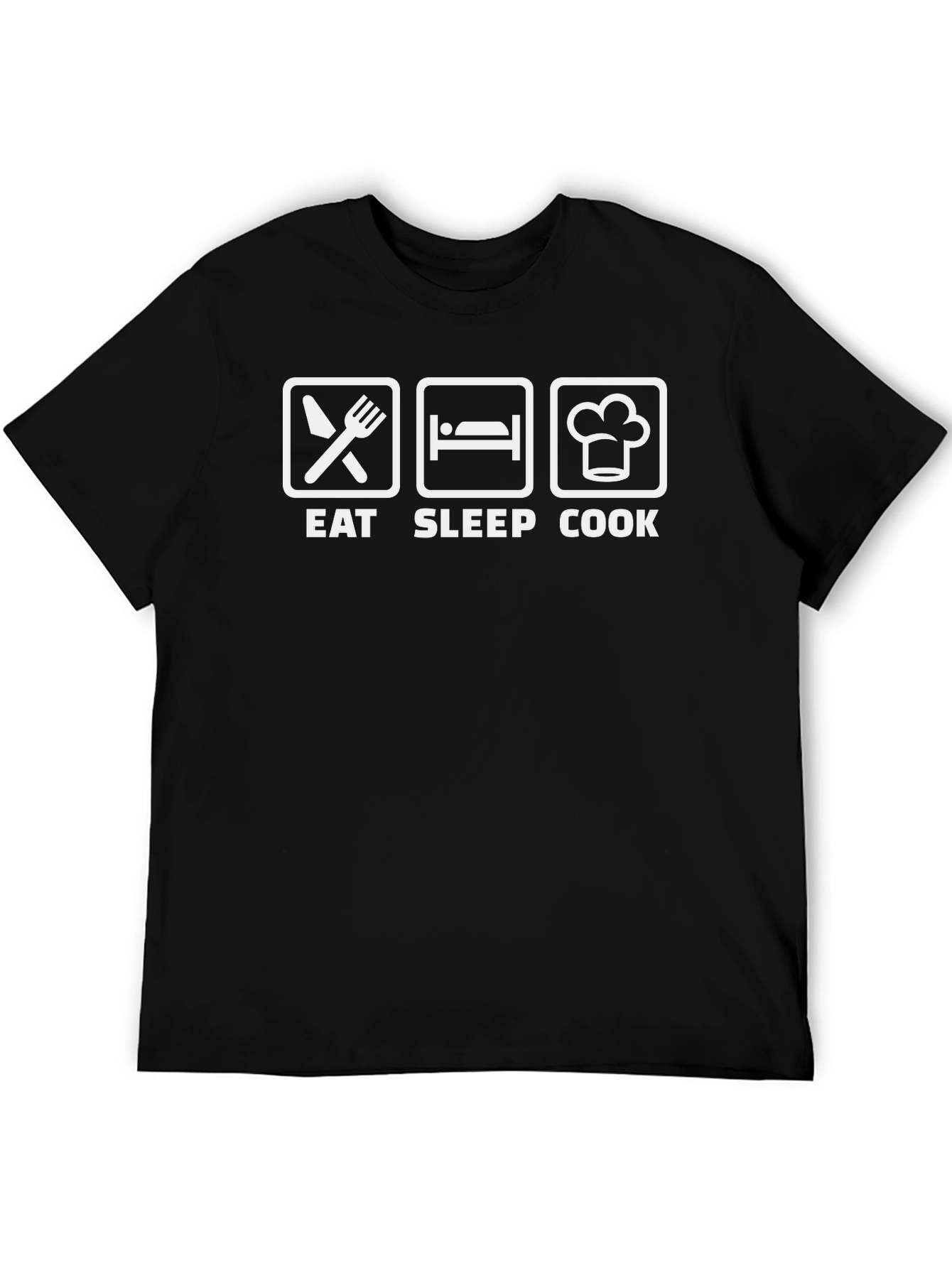 Eat Sleep Cook T-Shirt - Chef Life