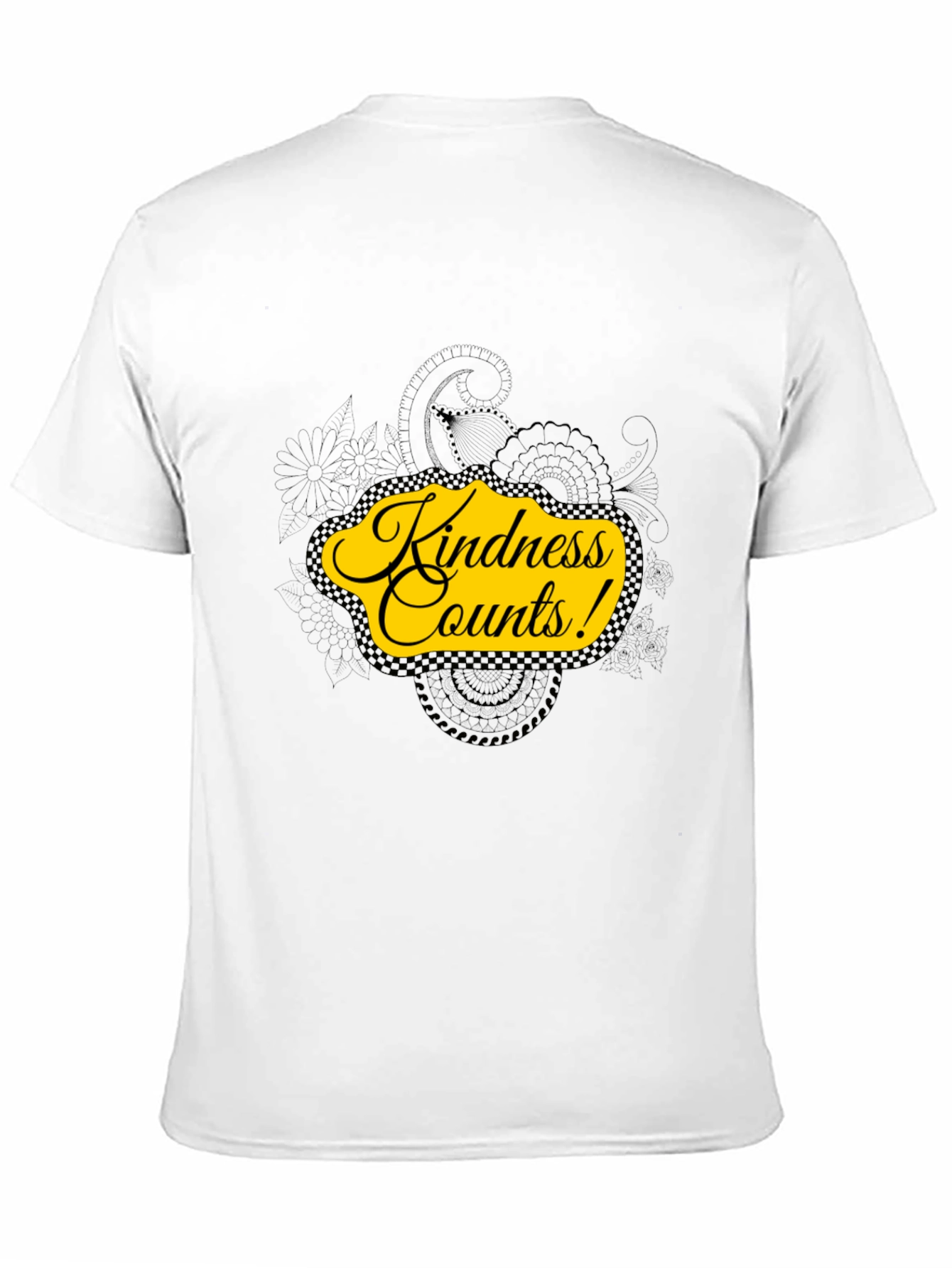 Kindness Counts Black Graphic Tee
