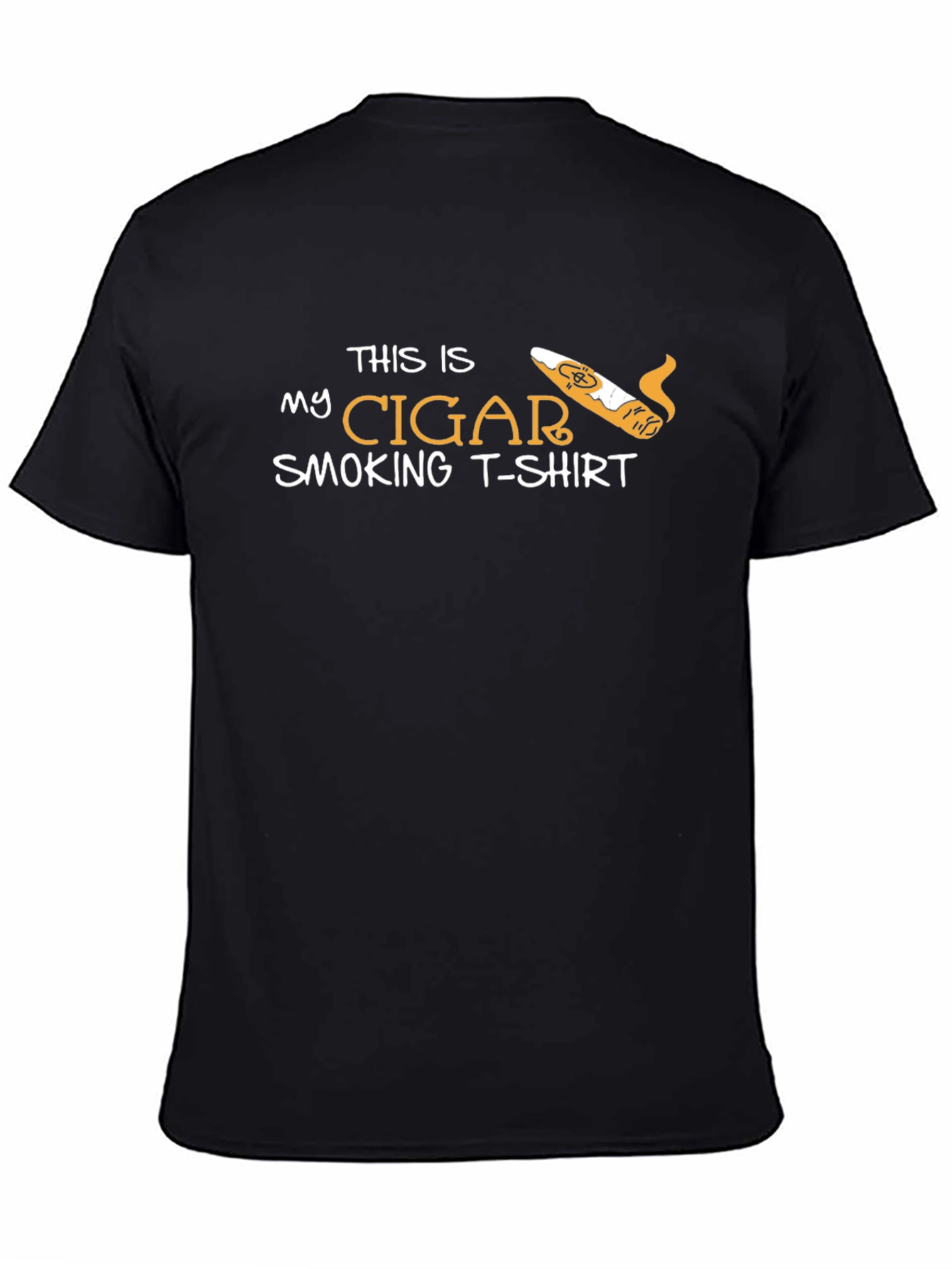 Funny Cigar Smoking T-Shirt - Mens Graphic Tee