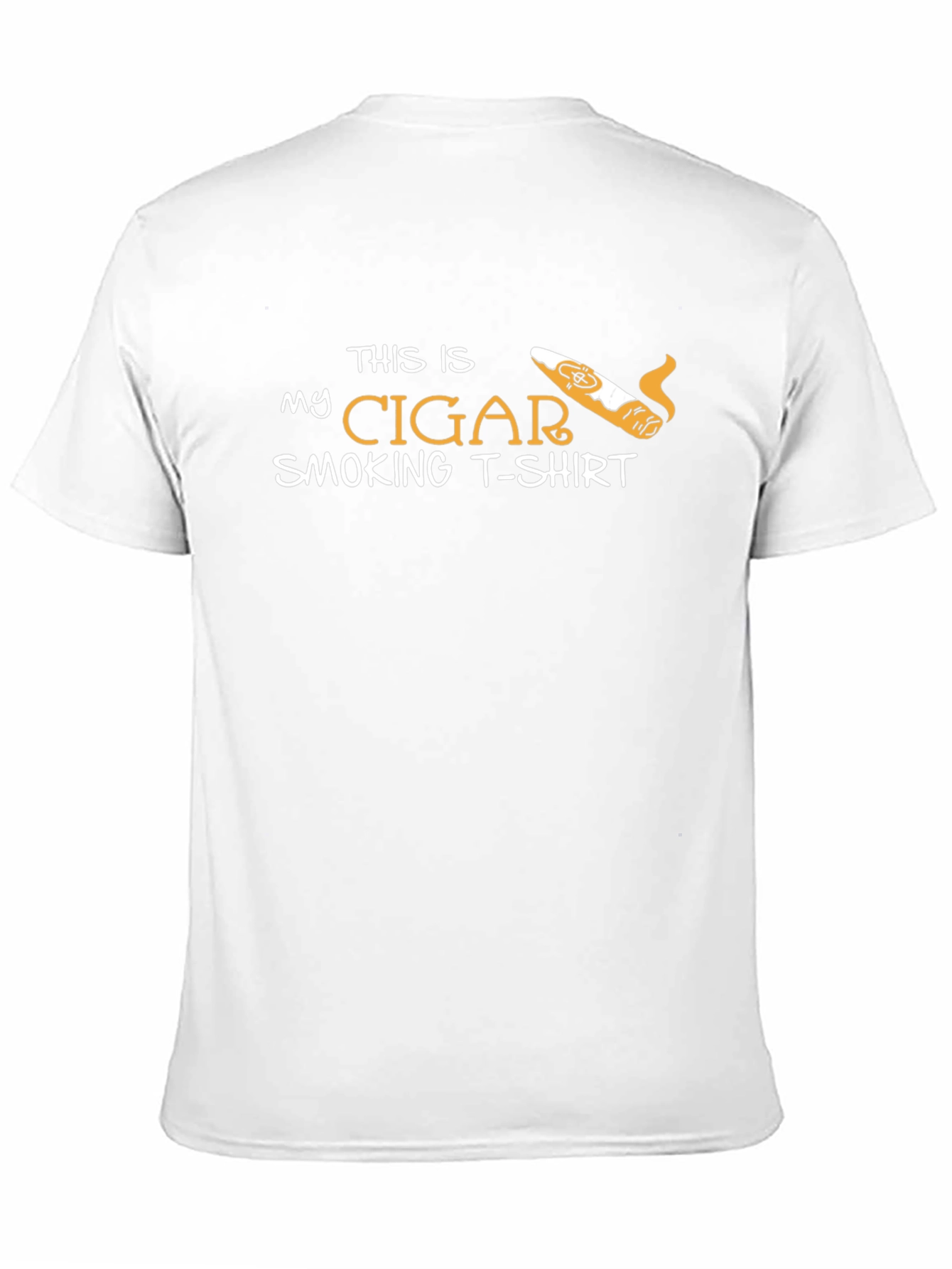 Funny Cigar Smoking T-Shirt - Mens Graphic Tee