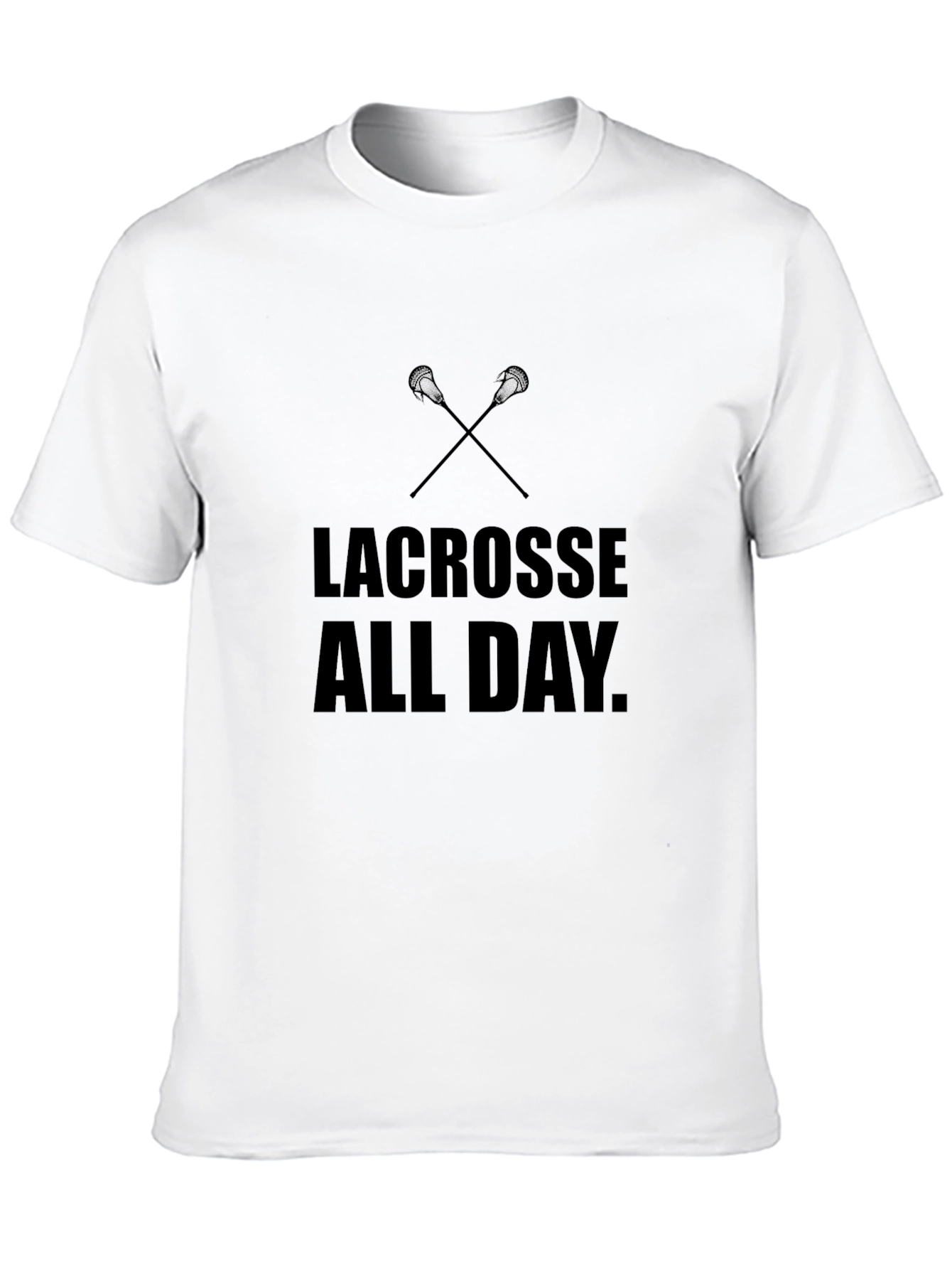 Lacrosse All Day Black T-Shirt