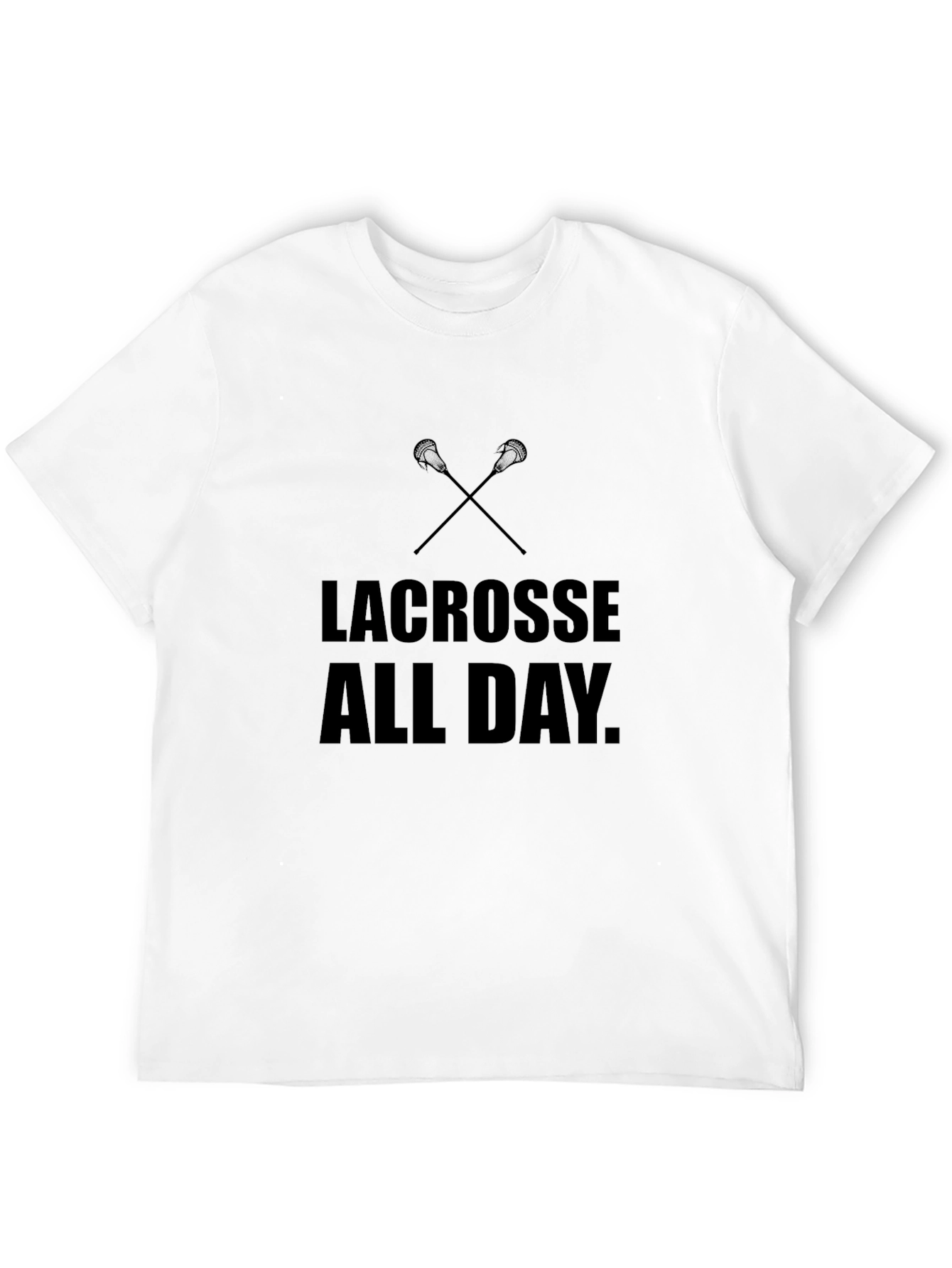 Lacrosse All Day Black T-Shirt