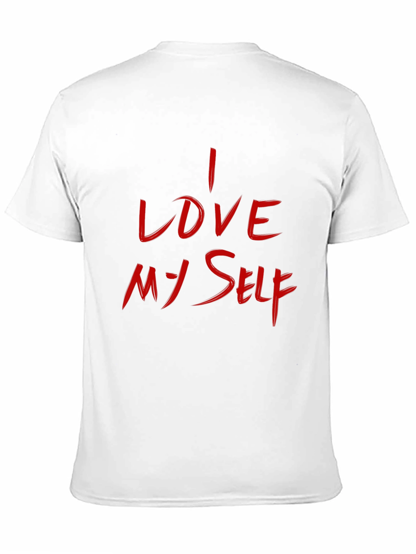 I LOVE MYSELF Black Tee - Mens Graphic T-Shirt