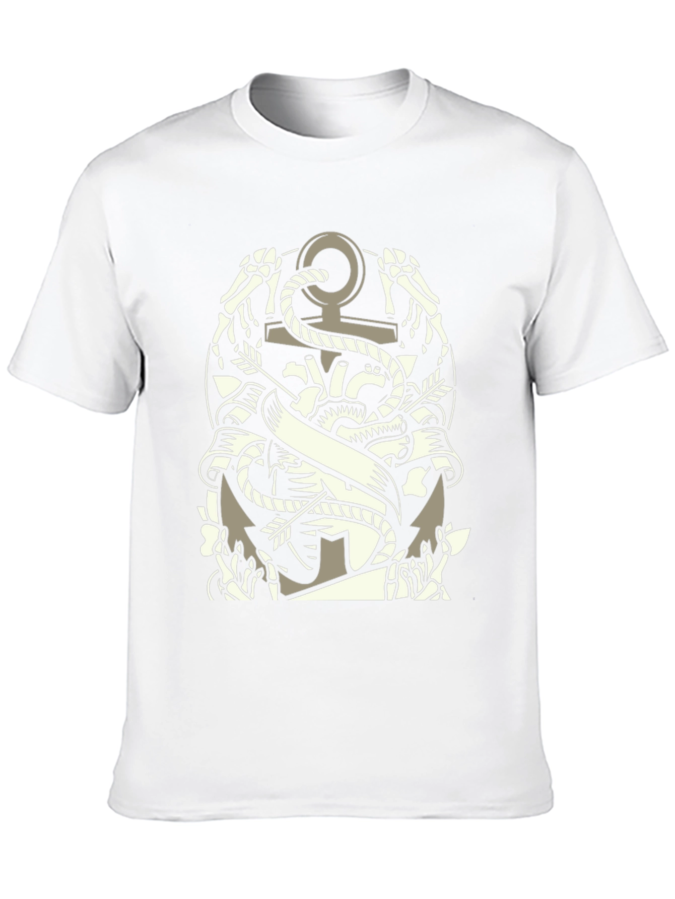 Anchor & Bones Graphic Tee - Classic Black