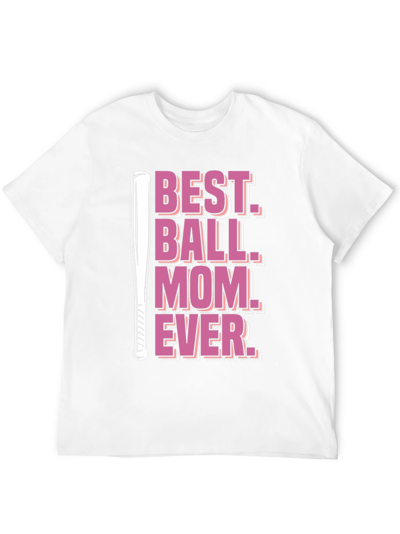 Best Ball Mom Ever T-Shirt - Baseball Mom Tee