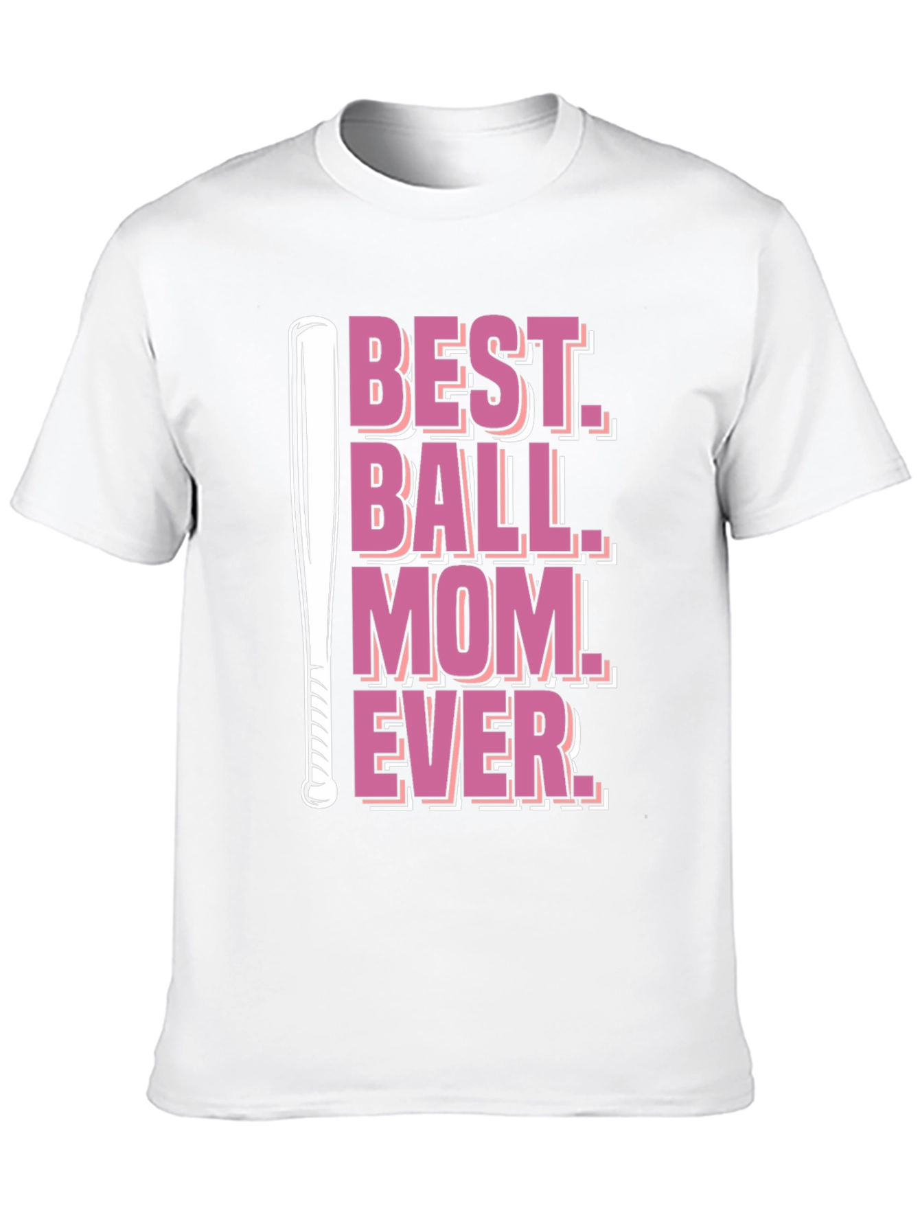 Best Ball Mom Ever T-Shirt - Baseball Mom Tee