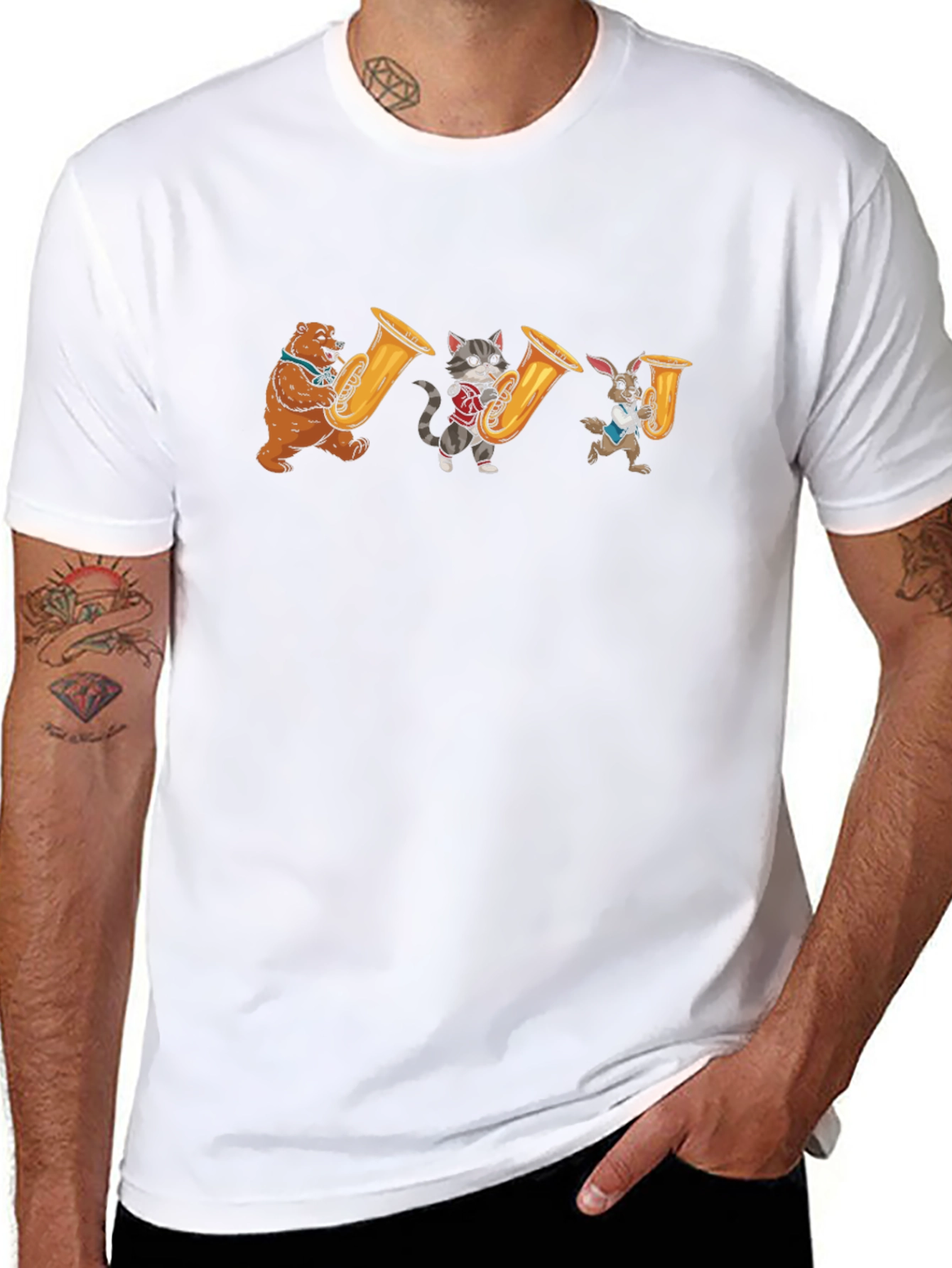 Animal Orchestra Black T-Shirt