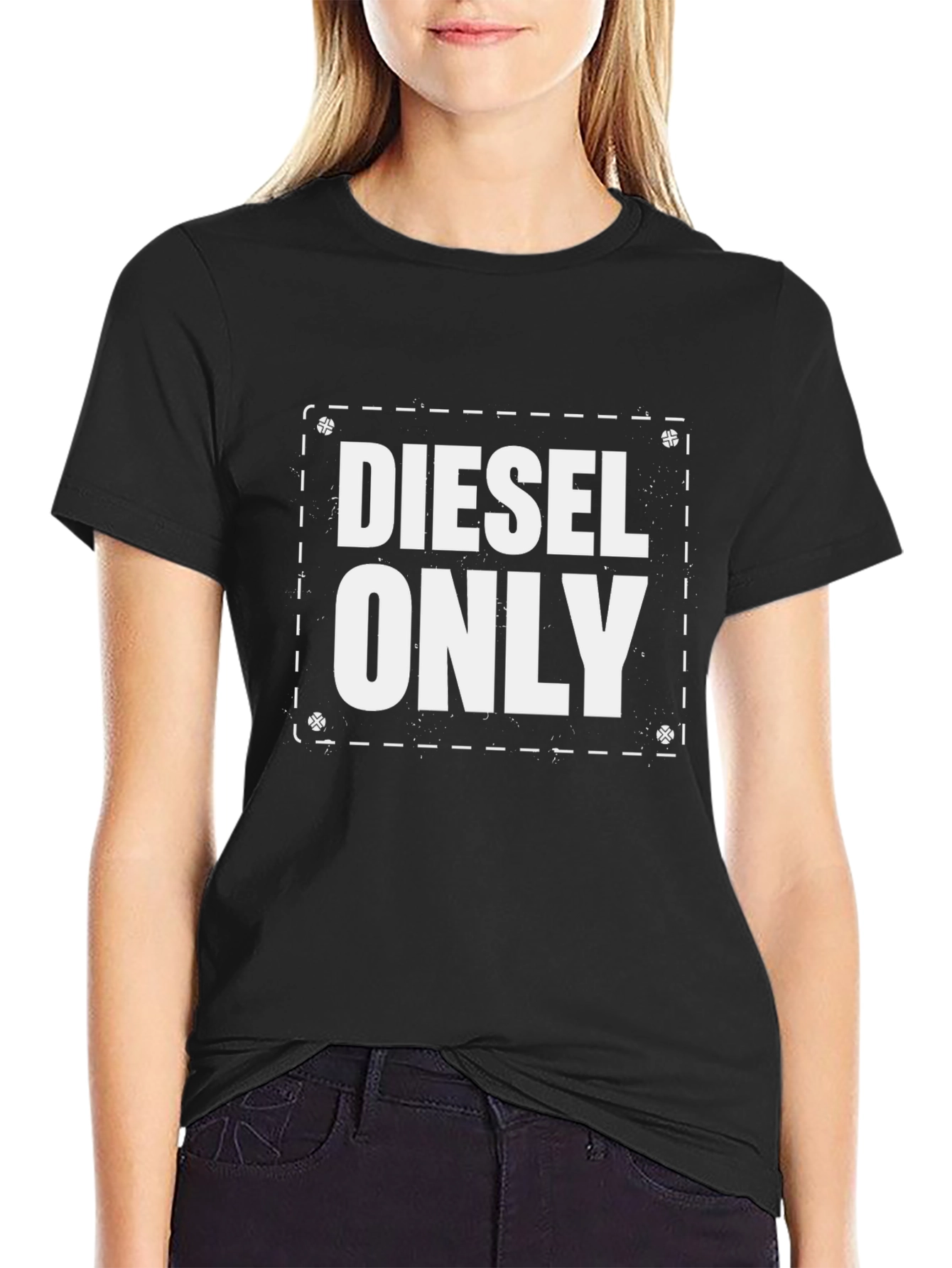 Diesel Only Graphic T-Shirt - Black