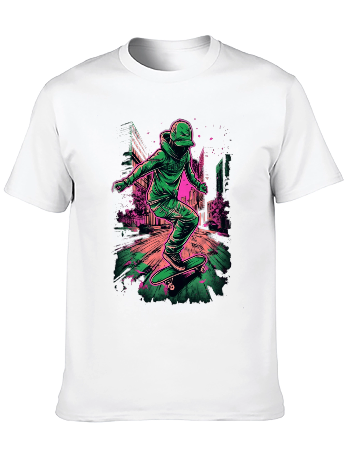 Skateboarding Urban Art T-Shirt