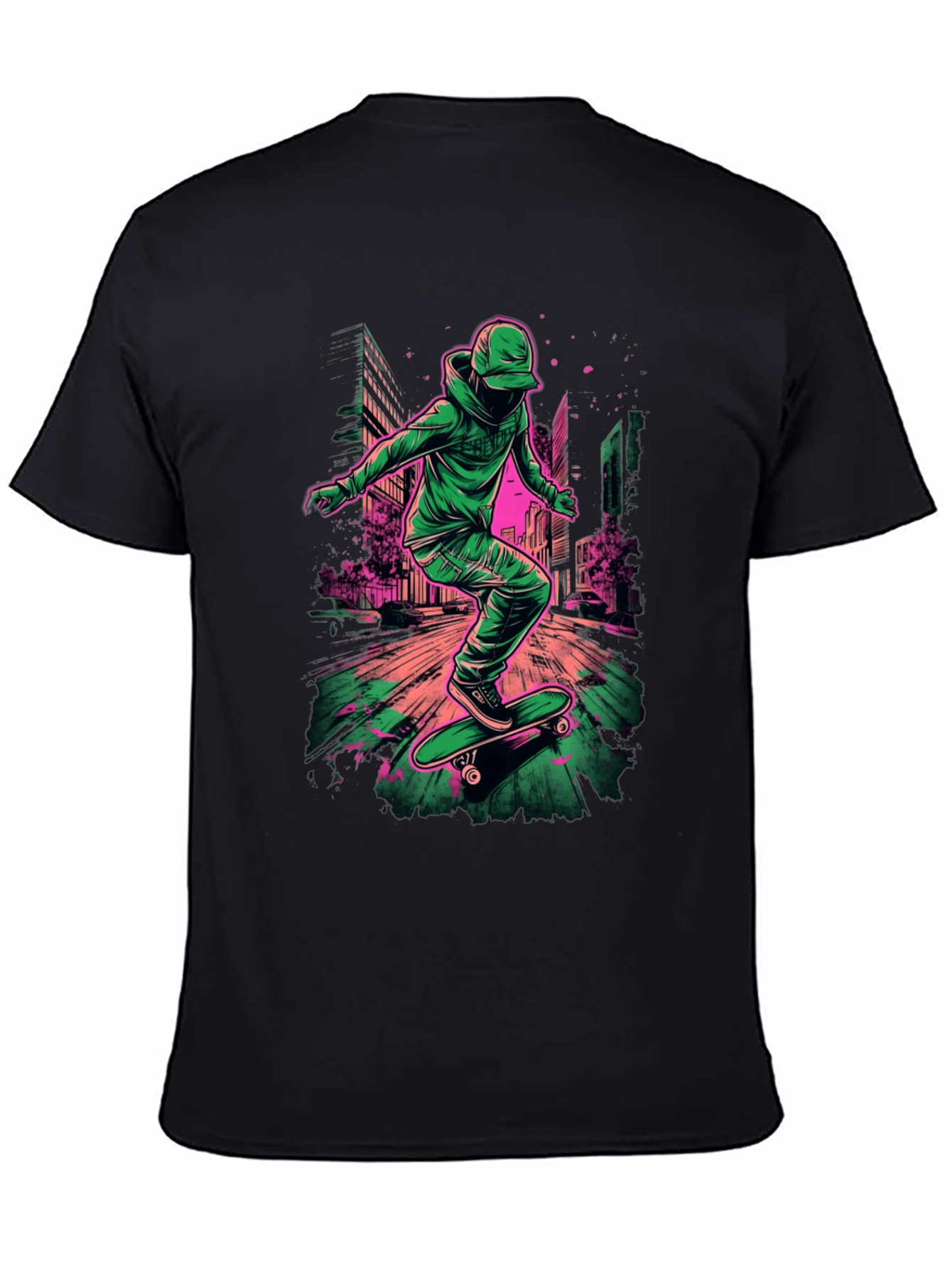 Skateboarding Urban Art T-Shirt