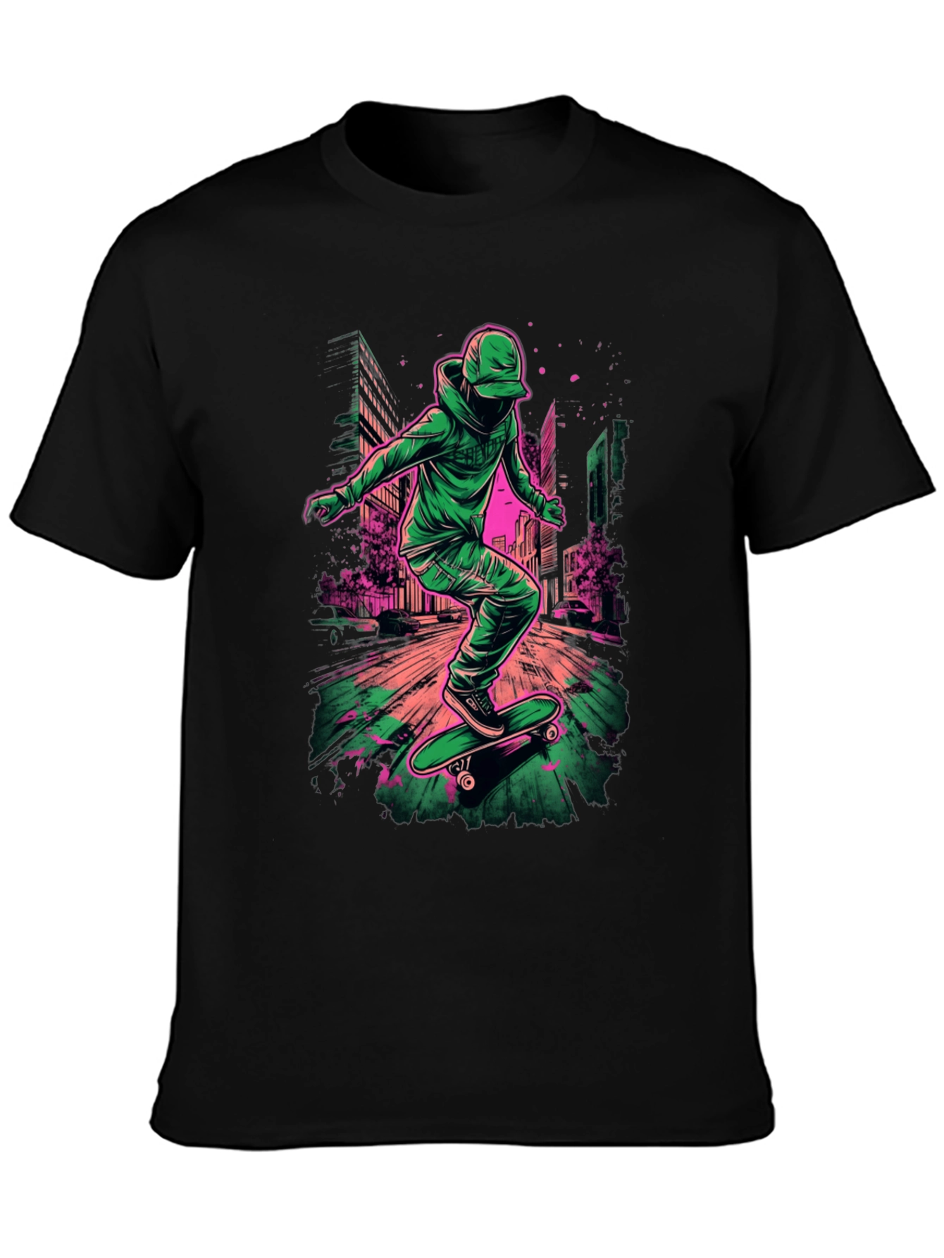 Skateboarding Urban Art T-Shirt