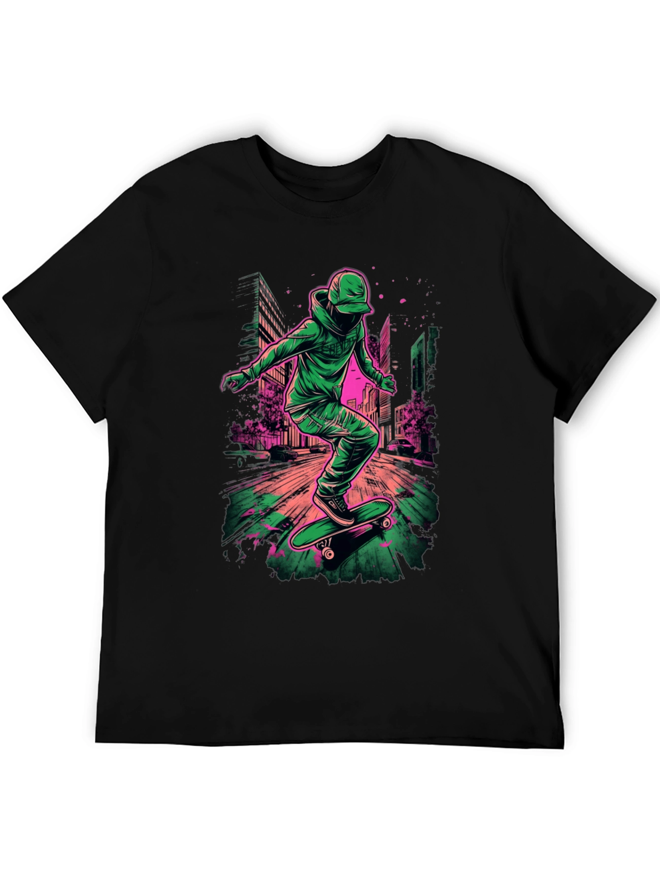 Skateboarding Urban Art T-Shirt