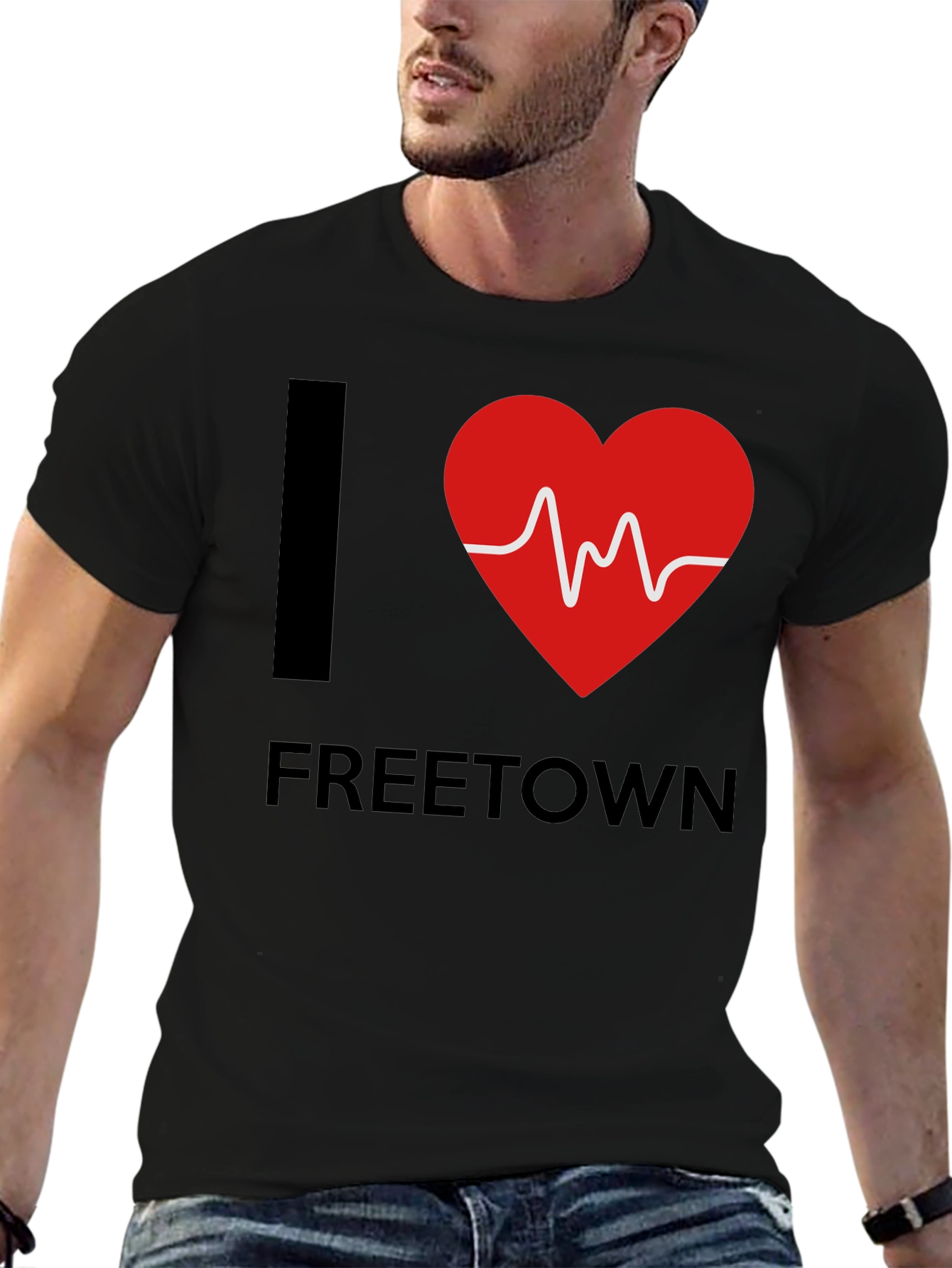 I Love Freetown Heartbeat T-Shirt