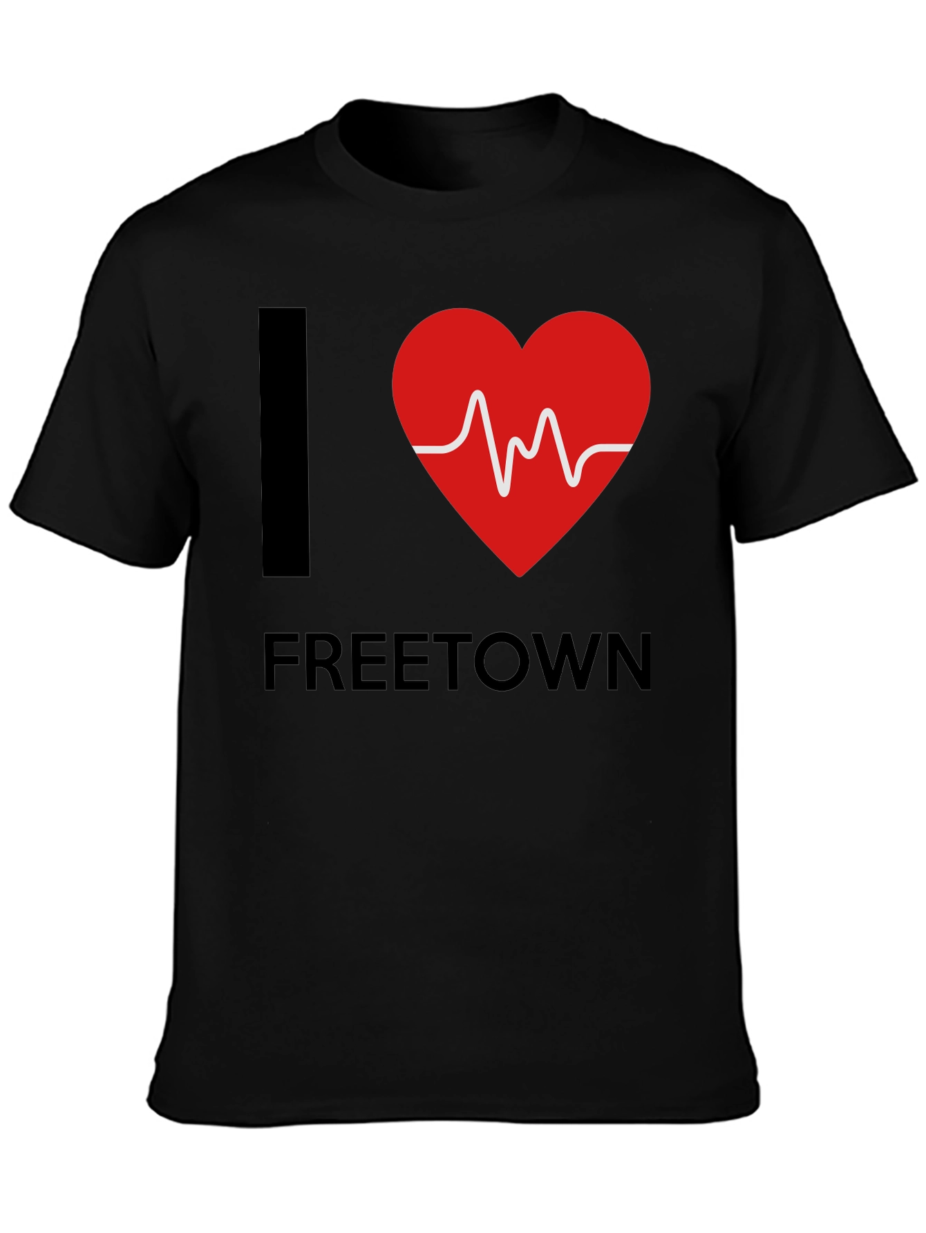 I Love Freetown Heartbeat T-Shirt
