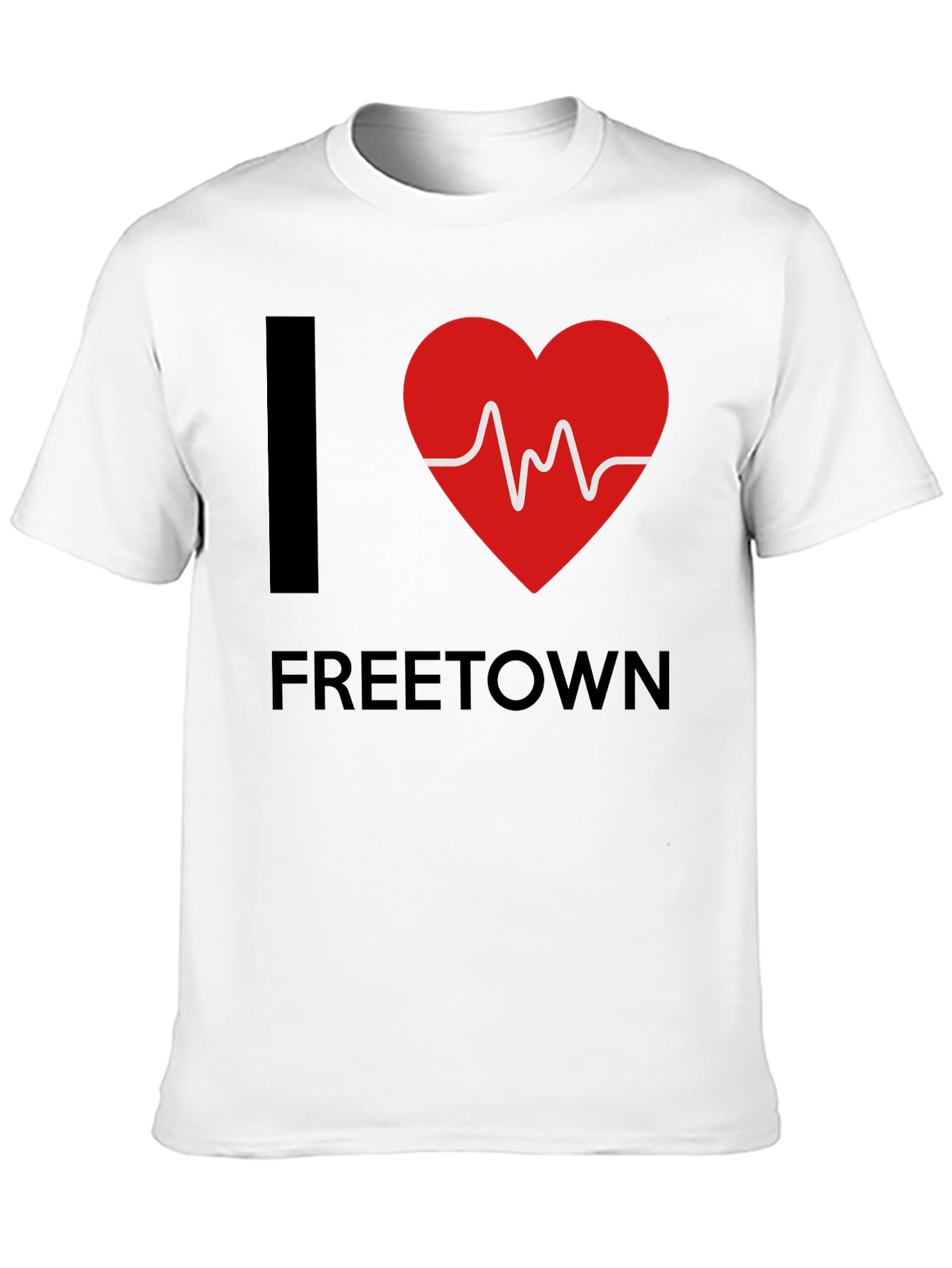 I Love Freetown Heartbeat T-Shirt