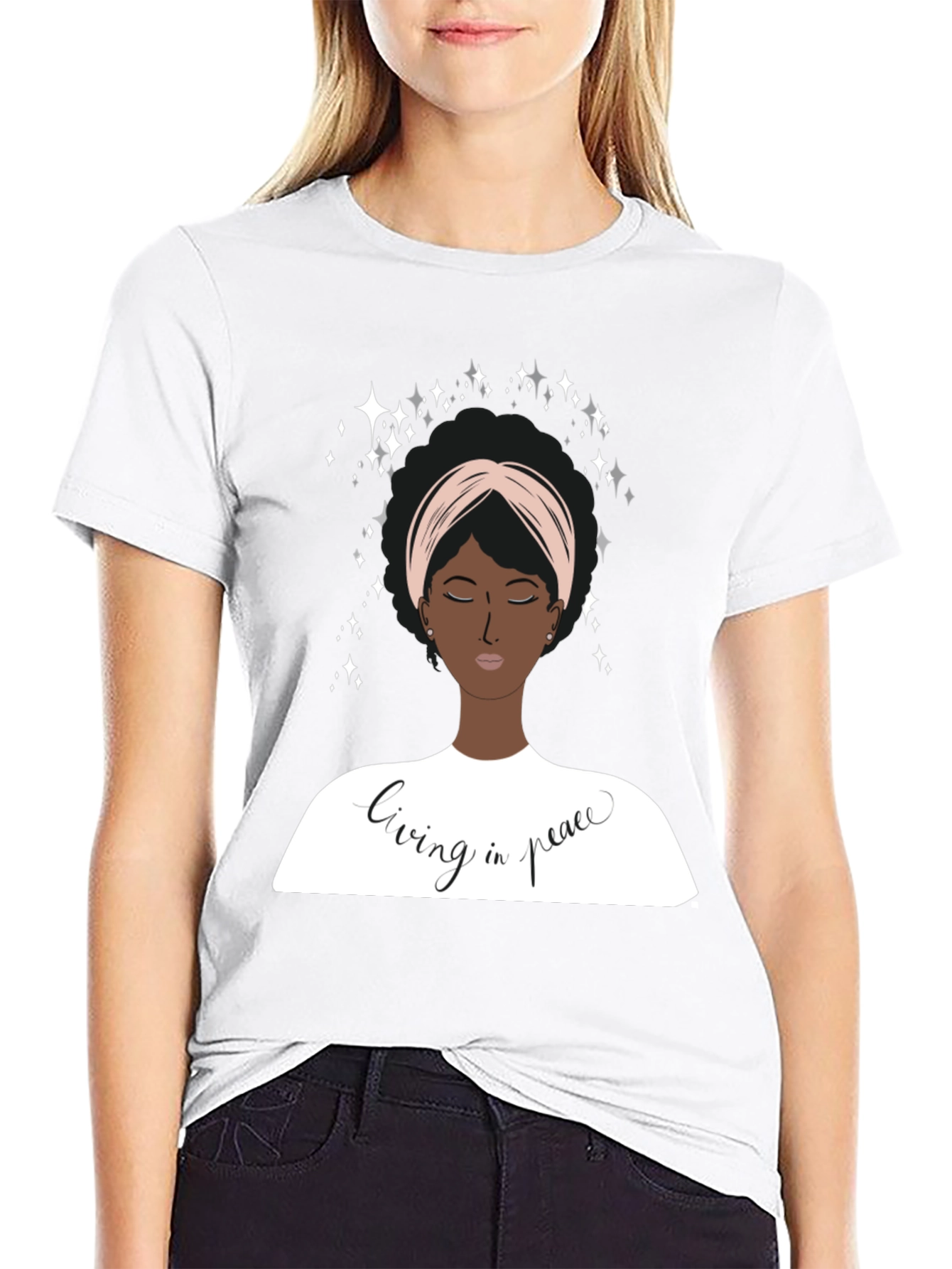 Living In Peace Graphic T-Shirt