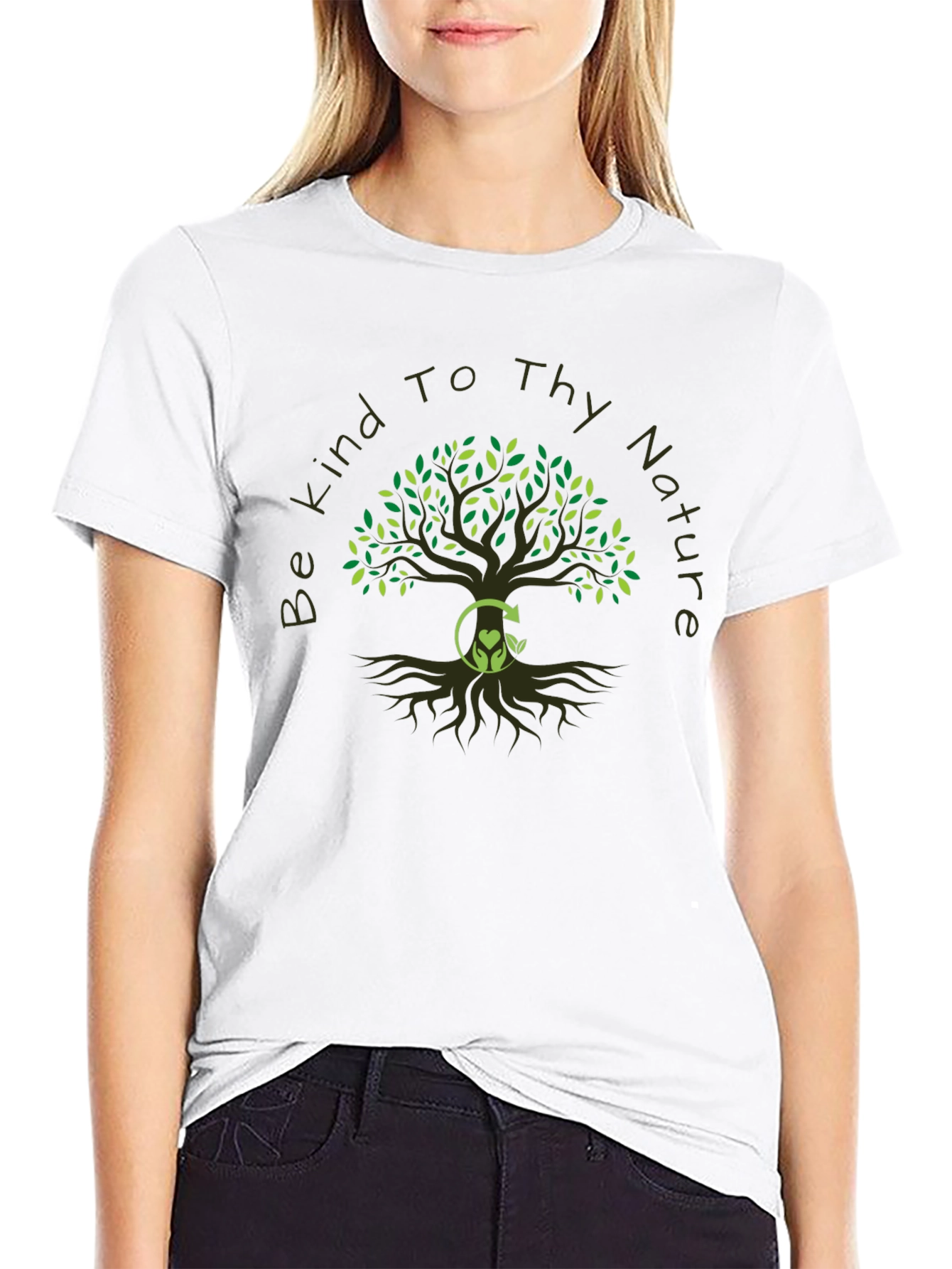 Eco-Friendly Be Kind To Thy Nature Graphic Tee
