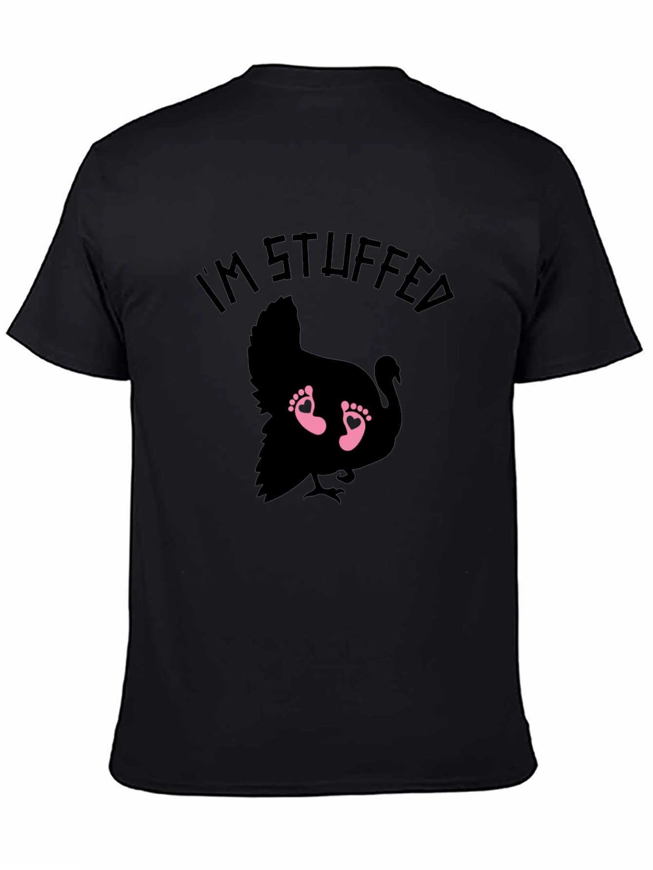 Im Stuffed Turkey Baby Feet Graphic Tee